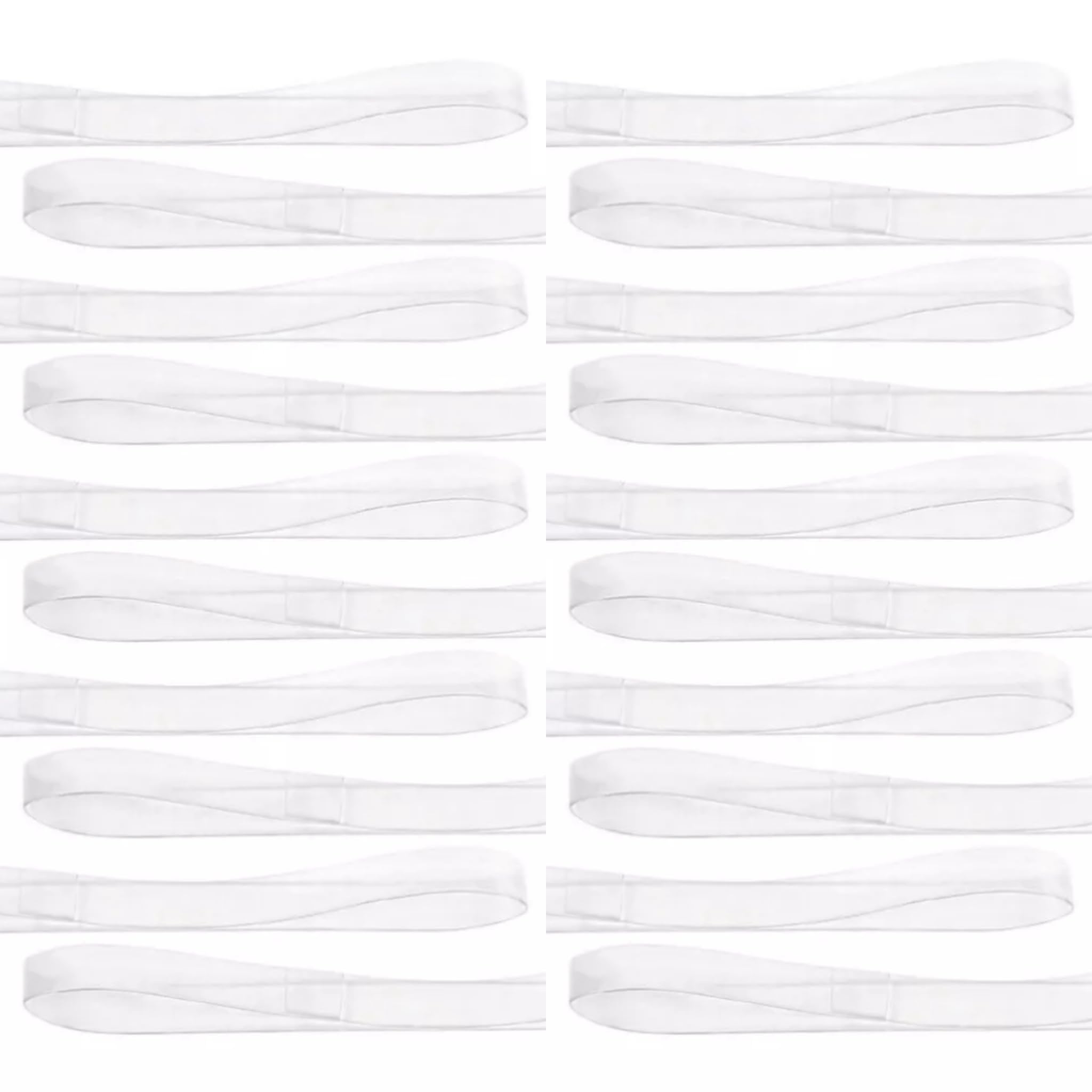 Luhaomisky 10 Pairs Clear High Heel Shoe Straps Invisible Elastic Straps Anti Loose Shoe Laces Belt Ankle Straps for High Heel