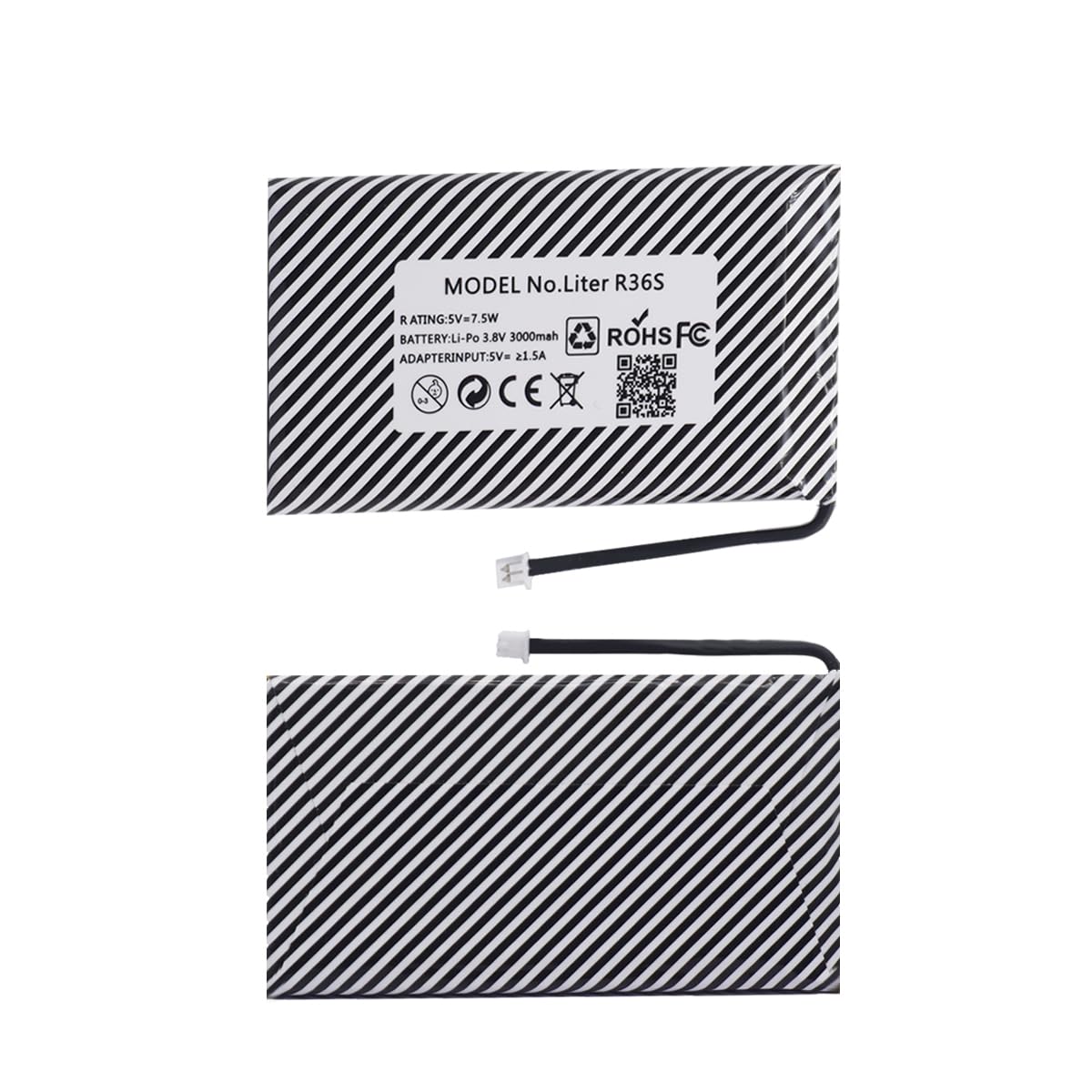Snapklik.com : Liter 3.8V 3000mAh Rechargeable Battery Suitable For ...