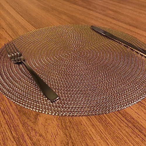 Kit Lugar Americano 4 Un - Sousplat (Dourado)