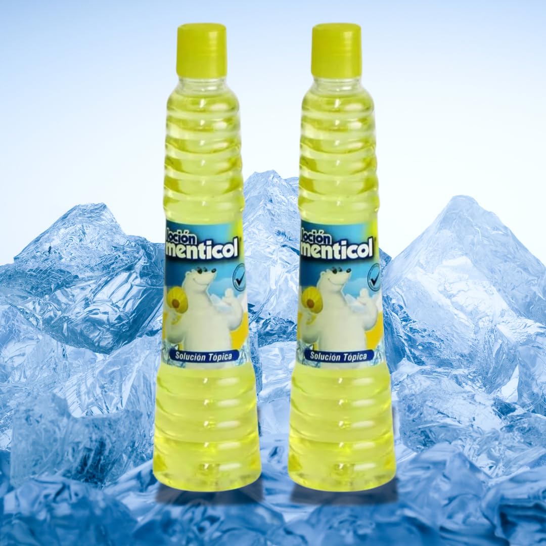 DECA EXPERTS - Menticol Locion (Solucion Topica) de 4.39 Floz - 130ml - Sensacion de Frescura Mentolada Producto Colombiano - Despensa Colombiana