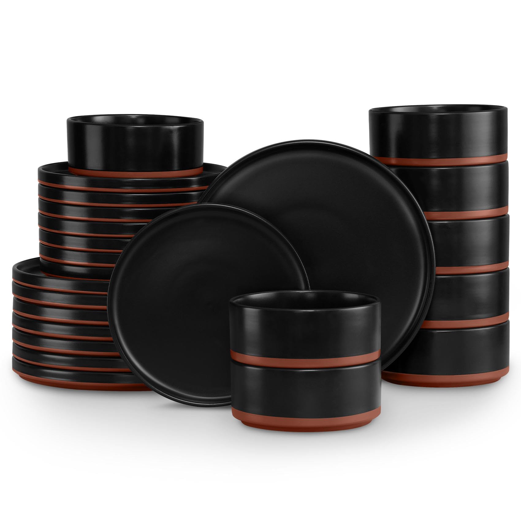 LIANYU Nature Canvas Dinnerware Set
