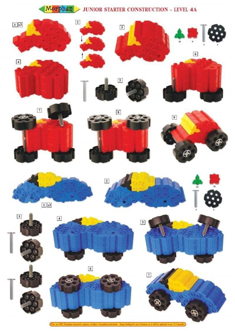 Morphun 12 vehículos 150 piezas juego de construcción bloques de construcción vehículo kit de construcción para niños