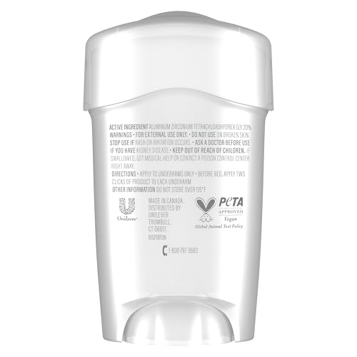 Dove Clinical Protection Antiperspirant Deodorant For Sweat and Odor Protection Original Clean Antiperspirant For Women Made With 1/4 Moisturizers 1.7 oz - Thumbnail 3