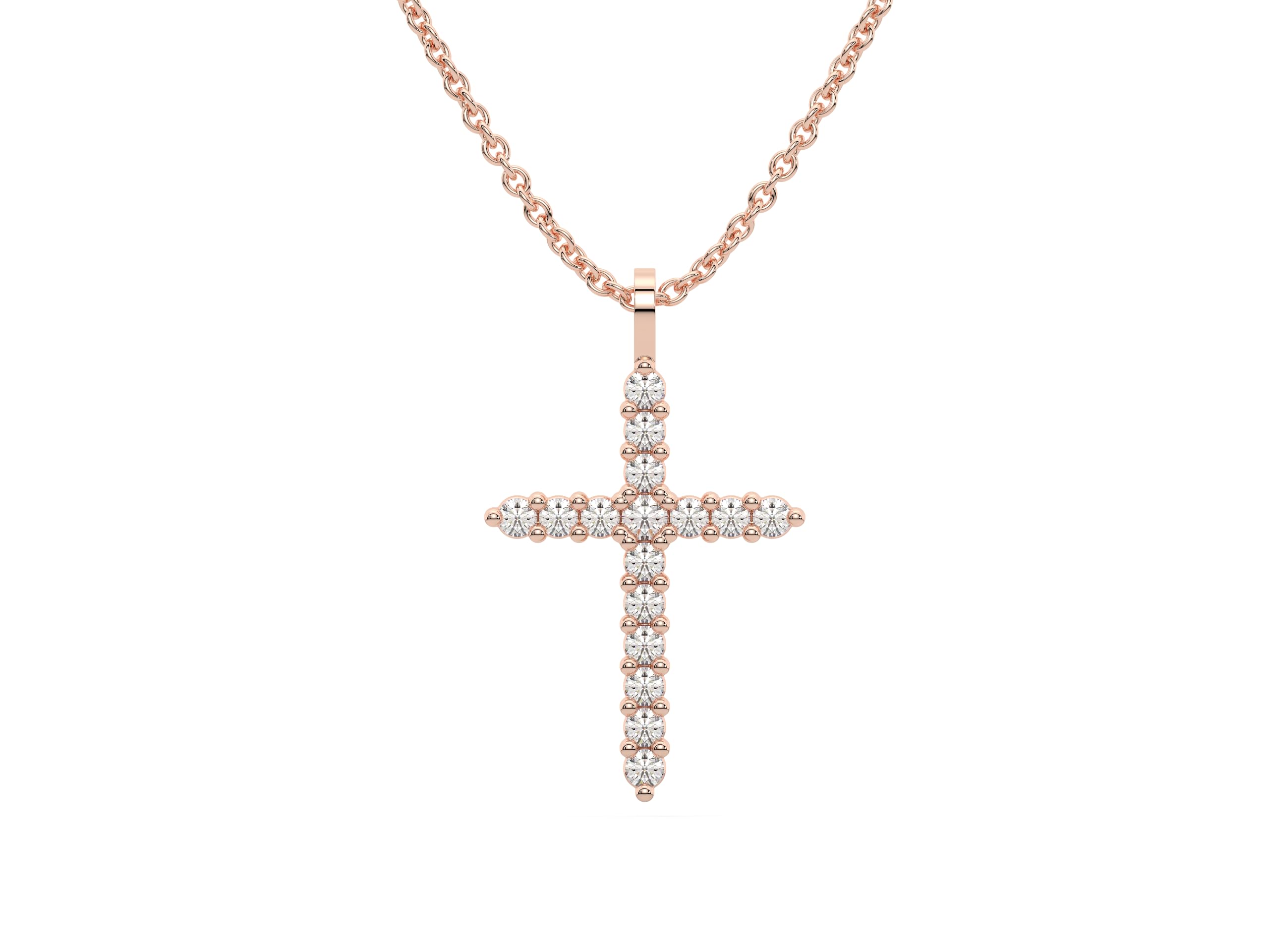 KOARRA 925 Sterling Silver Rose Gold Christian Cross Pendant Necklace for Women & Girls - Anniversary, Birthday Gift for Women & Girl - 925 Purity Certificate of Authenticity (B0CVSHYYLY) Amazon Price History, Amazon Price Tracker