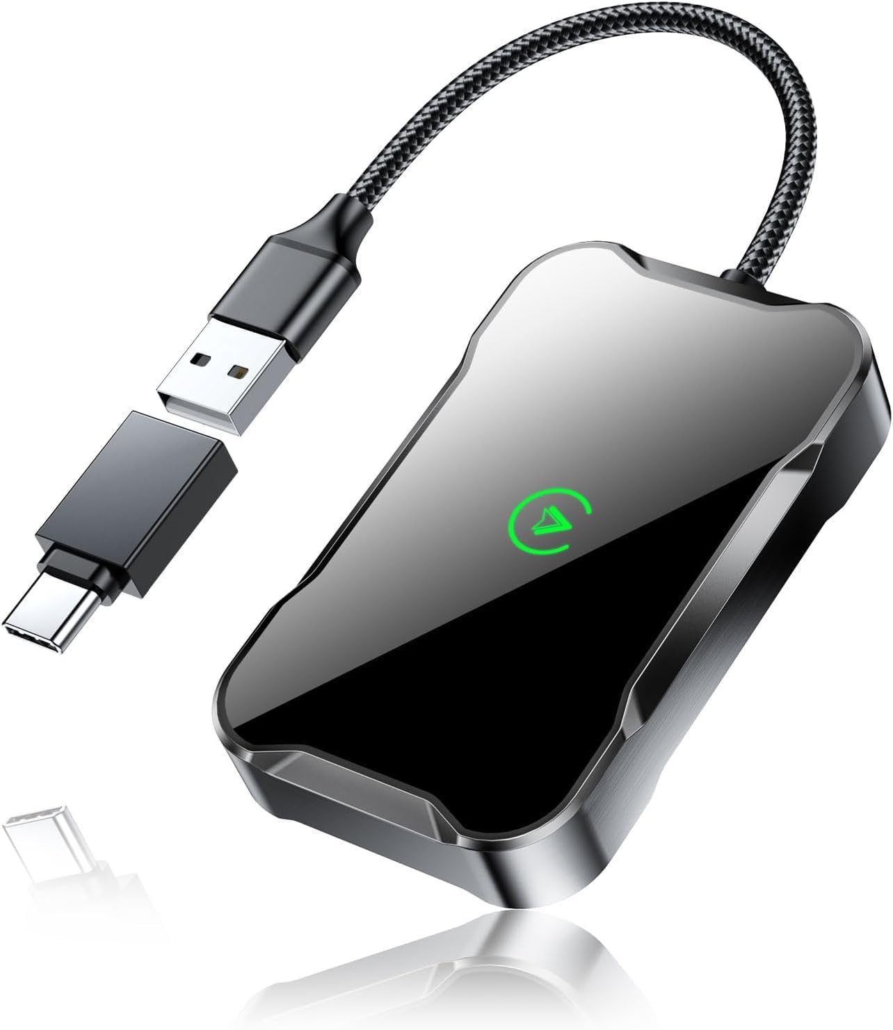 2025 Car Play Wireless Adapter 5.8Ghz Fast WiFi-Connection Seamless No Latency Mini USB Converts Wired Cars After 2016 for iPhone Android Auto