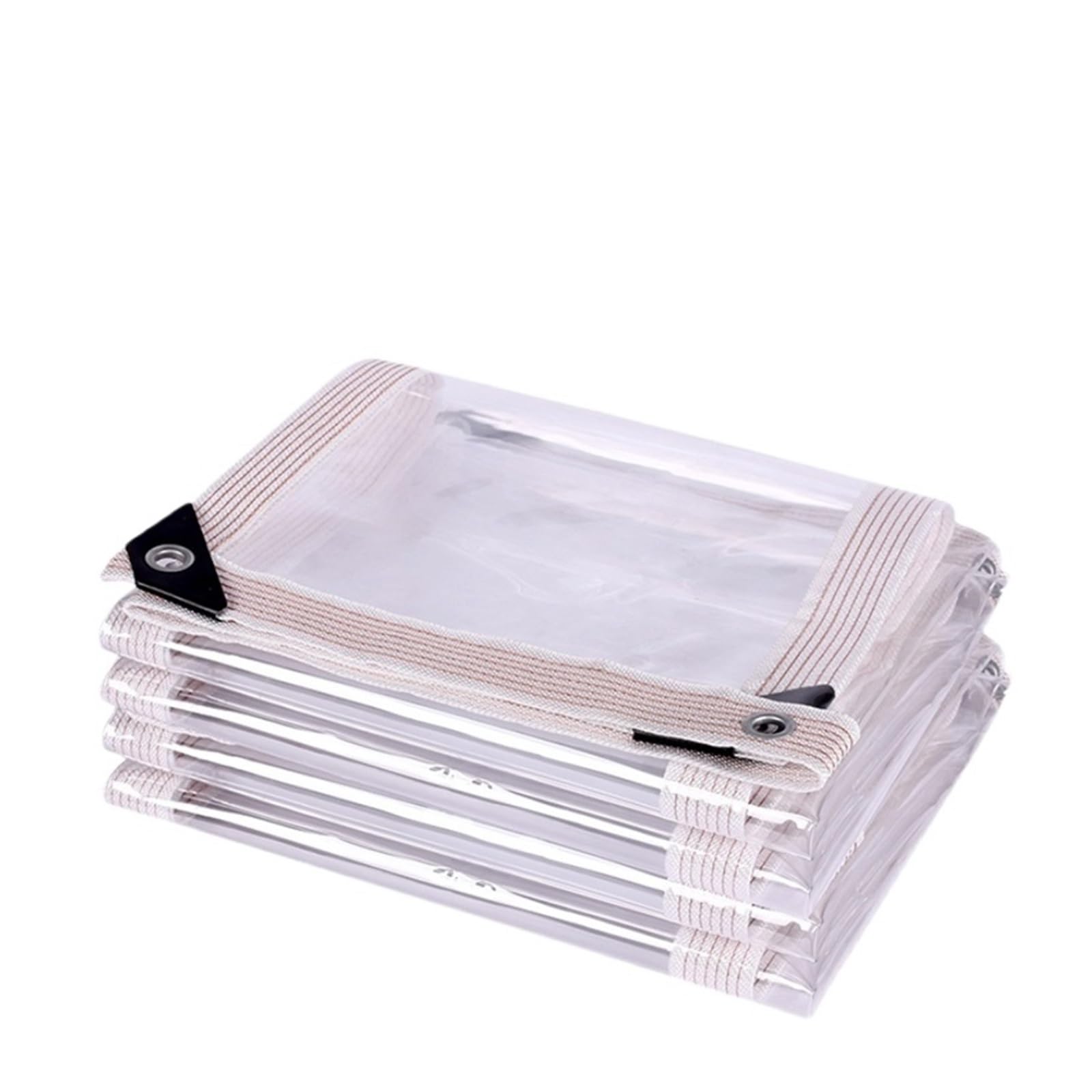 Chenghw 0.3Mm Thickness 0.3Mm/0.5Mm Outdoor Transparent Pvc Rainproof Cloth Garden Balcony Tarpaulin Door And Window Transparent Waterproof Tarpaulin(,3X3m)
