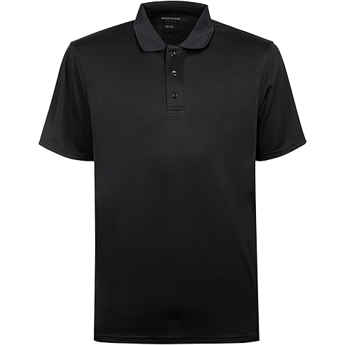 MOHEEN Men's Golf Shirts Short Sleeve Moisture Wicking Polo T-Shirts Athletic Quick Dry Fit Performance Collared UPF 50+