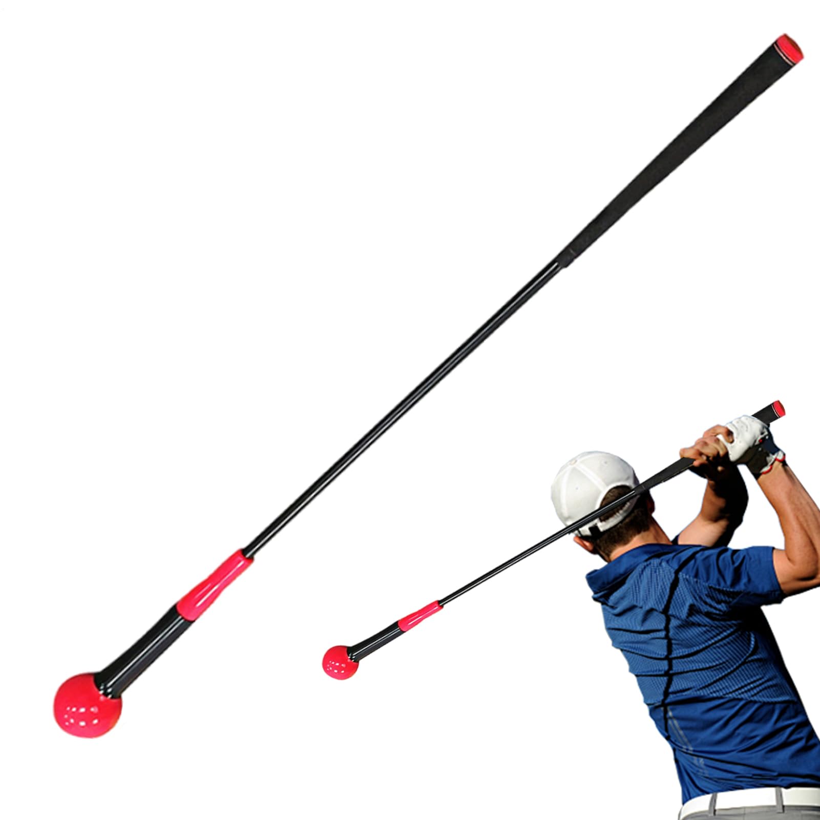 Entraîneur de vitesse de swing de golf réglable avec bâton d'échauffement - 8