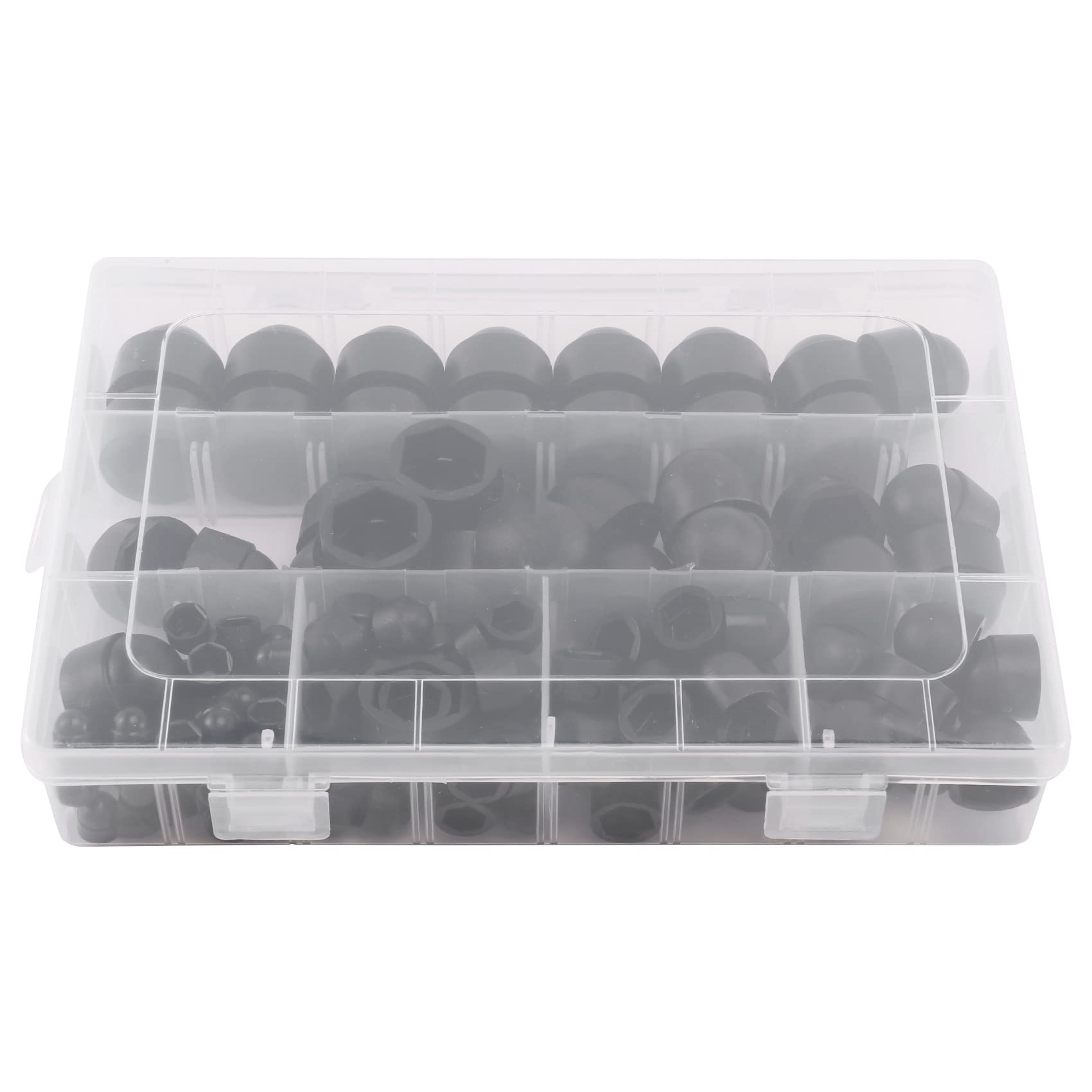 Pasuihcay 145Pcs Hex Nut Cover Protective -M12 Bolt Cap Protection Caps Covers Exposed Hexagon Plastic