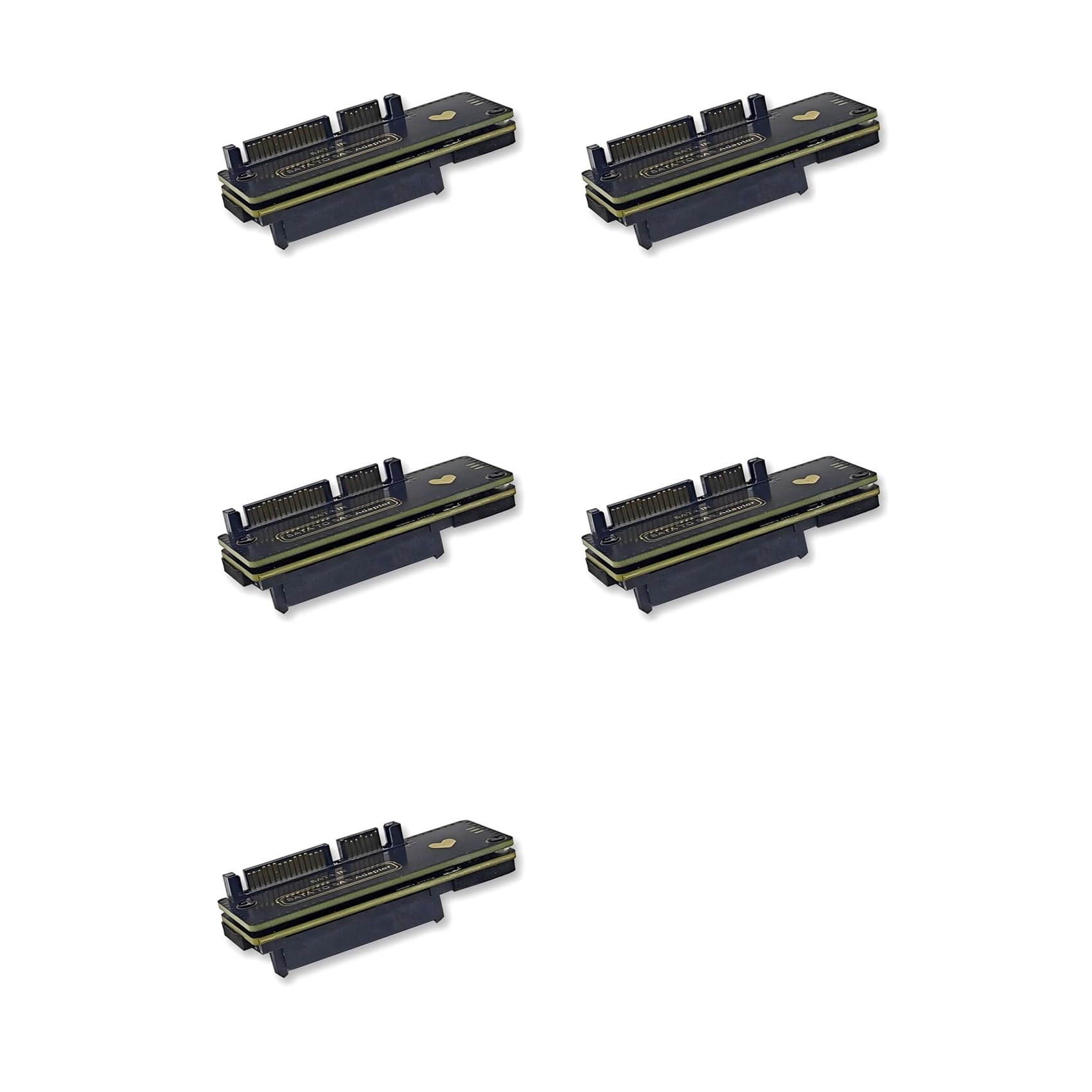 Scheda adattatore SATA a SAS HDD 6Gbps 22Pin a 29Pin Quick Connect