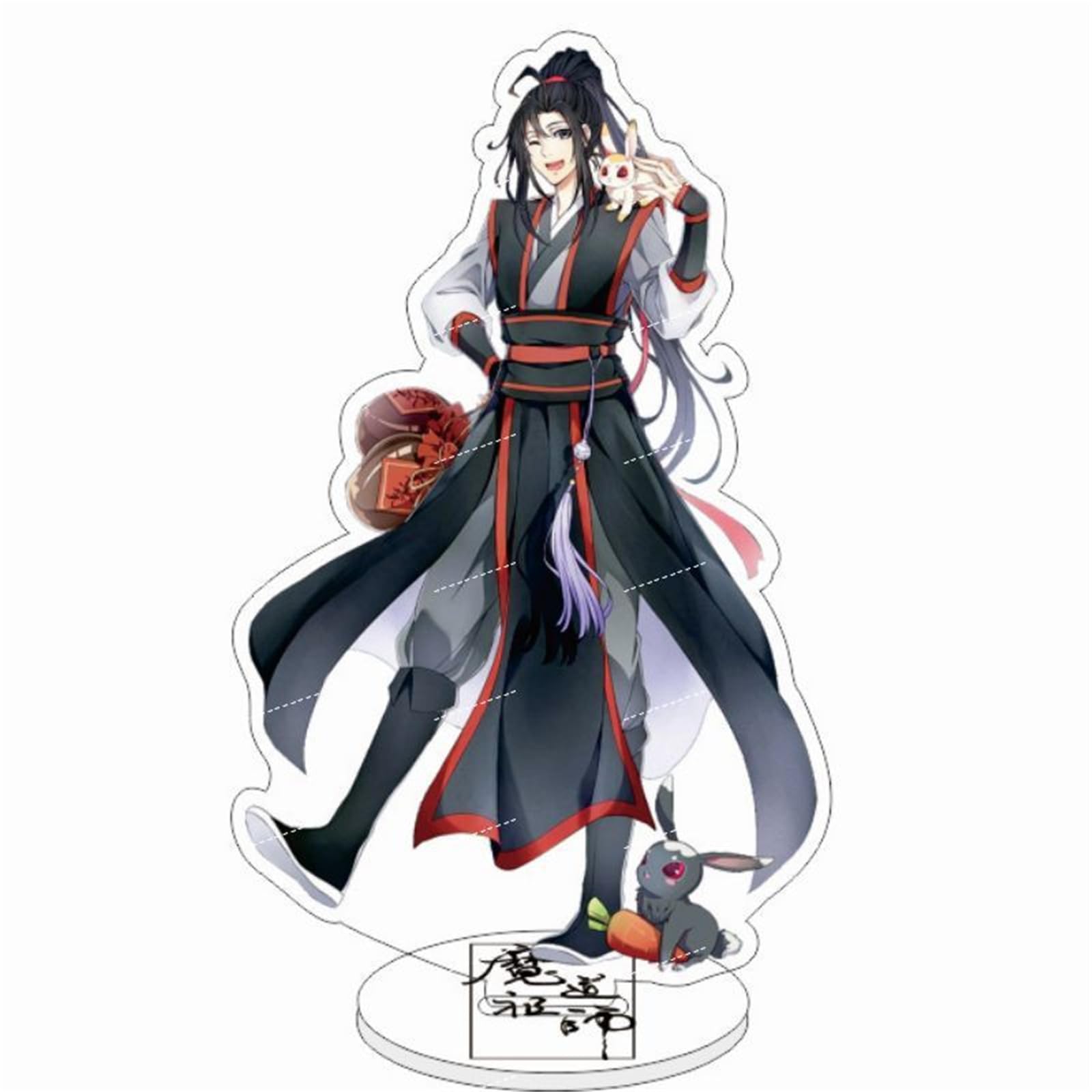 Amazon.co.jp: 魔道祖師 アクリルの台座 セット 両面透明 藍忘機 魏無
