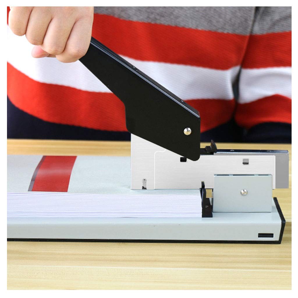 jinrun Cucitrice Heavy Duty pinzatrice, Manuale Ufficio cucitrice, Nero, Accessori for Desktop, 210 Pagina capacità, Leva Design, Risparmio del Lavoro Spillatrici