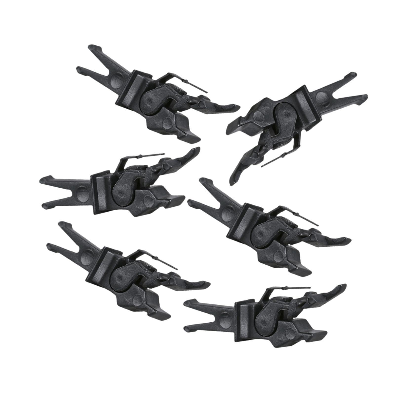 Menolana 6 Pieces Train Coupler,Hobby Train Coupler,Universal Portable Train Accessories, Spring Coupler for 1/87 Accessories