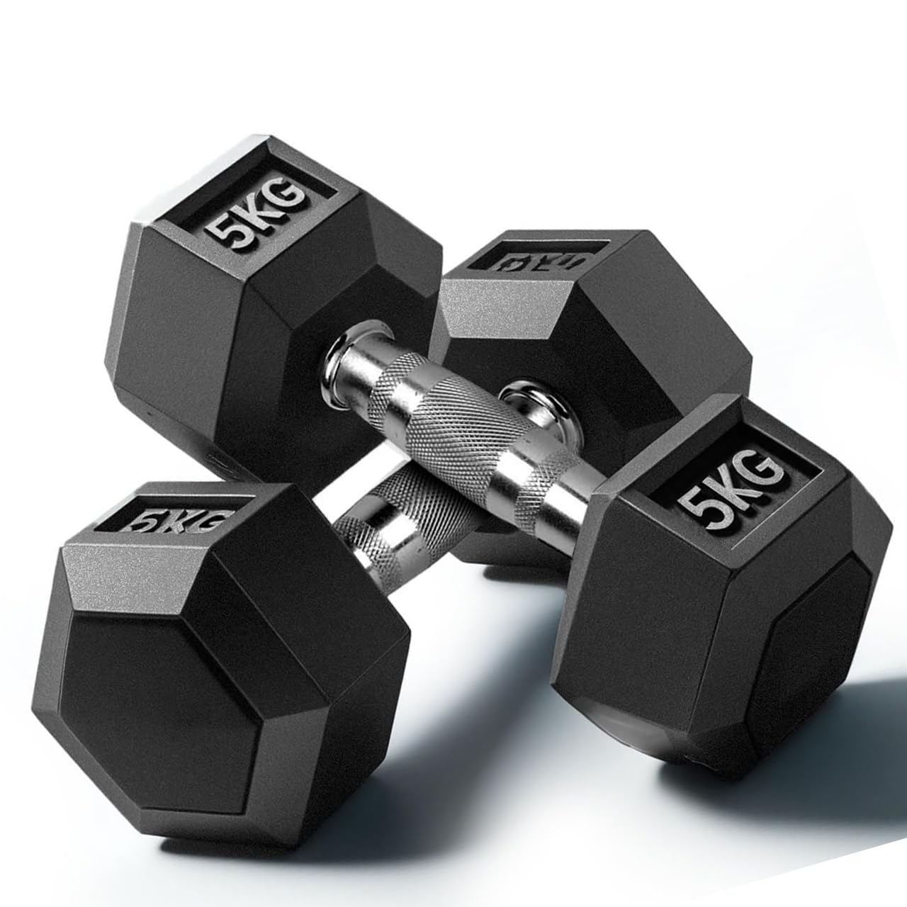FELIDAE 5 kg Hex Dumbbell Set of 2 Pack of 2 - Image 1