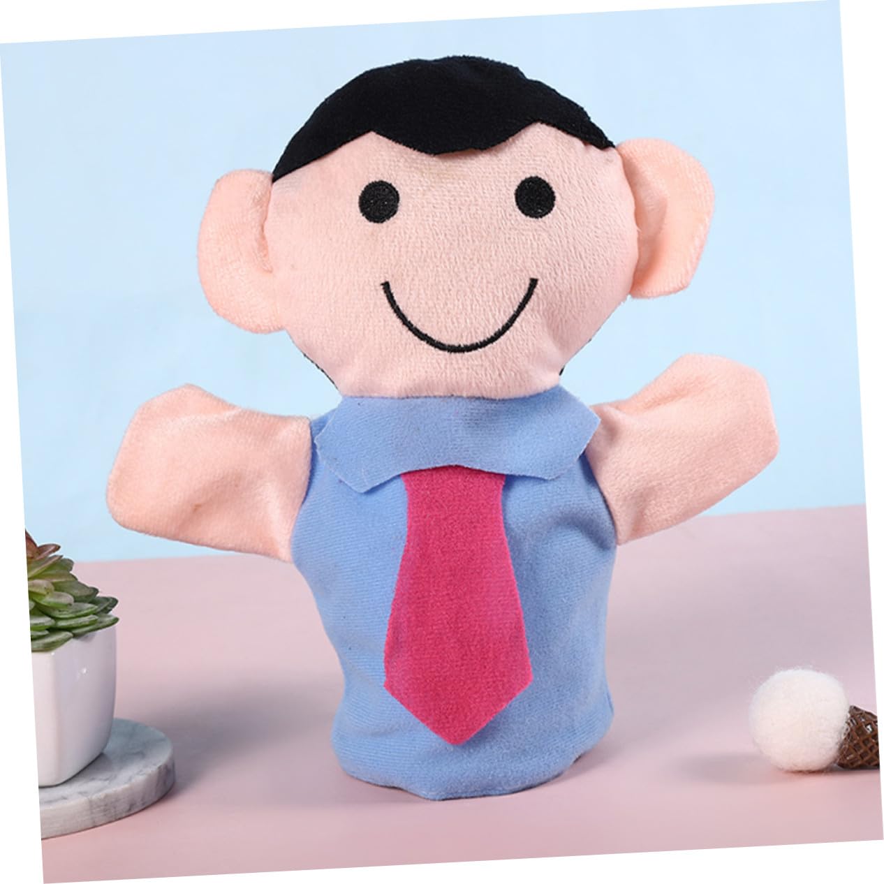 Marioneta de Mano para Niños, Pack de 6, Felpa y PP Cotton | Juego de Rol y Uso Exterior, Diseño Adorable y Creativo, Cómodo de Llevar y Portátil