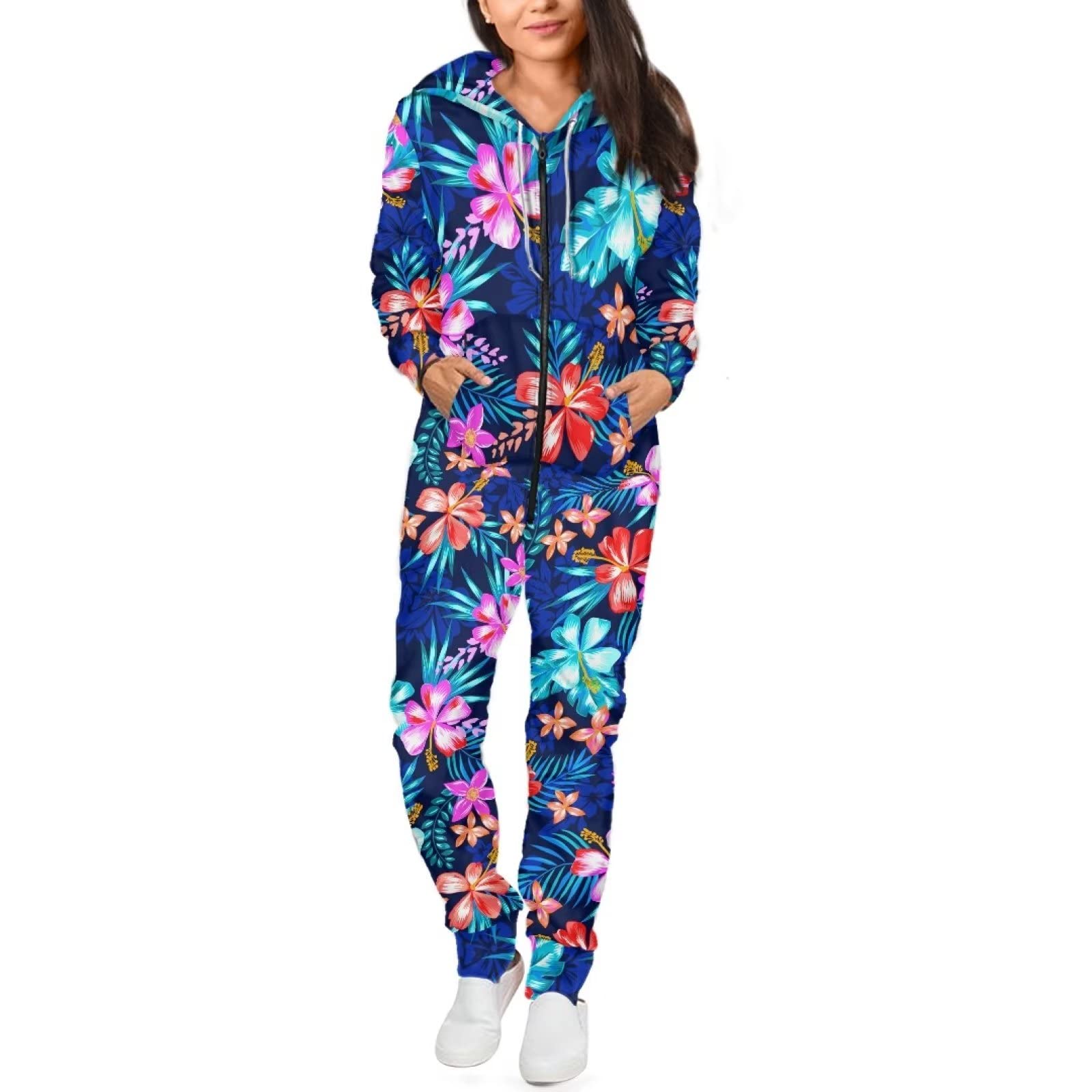 Binienty Conjunto de pijama de pareja a juego con estampado gráfico mono ropa de dormir suave para mujeres y hombres