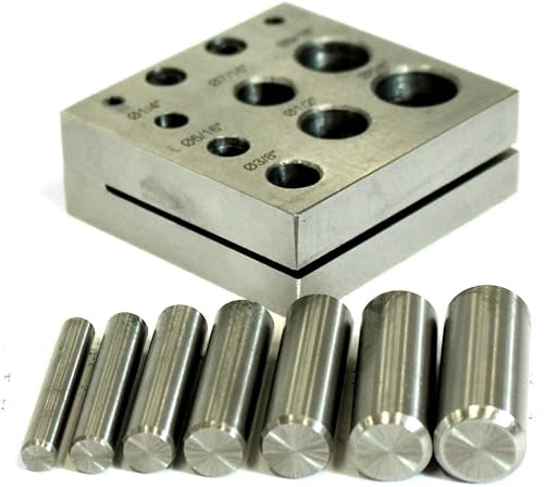 Miniatura 2 de BENCH WIZARD Juego de 5 cortadores de disco  Acero endurecido para el trabajo del metal de precisión  Tamaños de  pulgada, 34 pulgadas, 1 pulgada