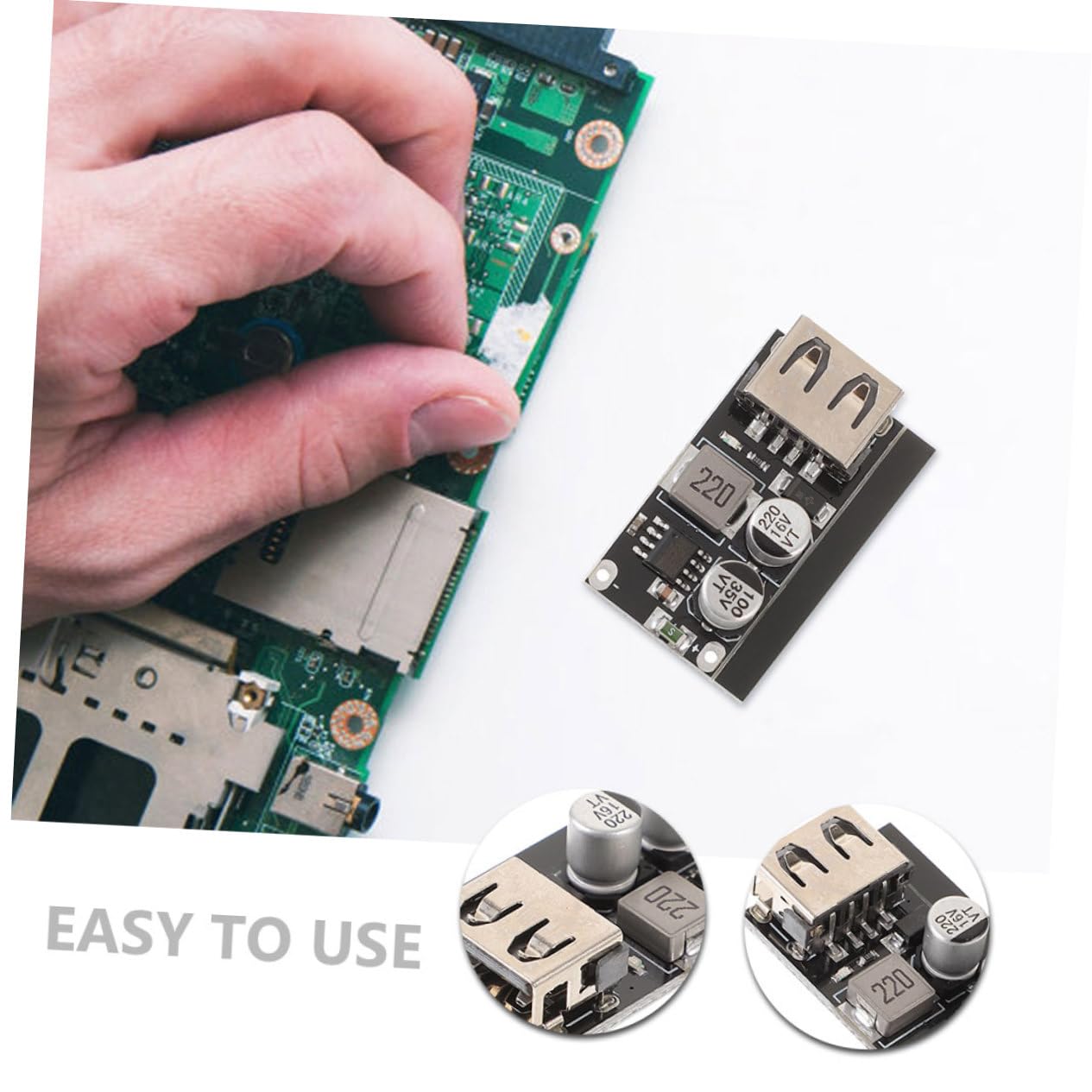 Veemoon 2 Piezas Placa Convertidora Reductora Convertidor De Moneda  Convertidor De Potencia De Impulso Convertidor DC a DC Módulo De Impulso  Regulador Electrónico Fuente De Alimentación : Amazon.es: Industria,  empresas y ciencia