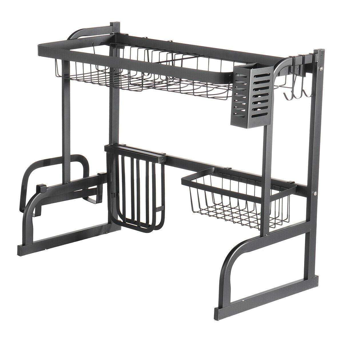 MNHW Over Sink Dish Drying Rack, 91 cm Clothes Drying Rack Drying Rack Kitchen Decor Kitchen Organization Clothes Rack Towel Rack Clothing Rack Home Decor Clearance Clothes Hanger Garment Rack