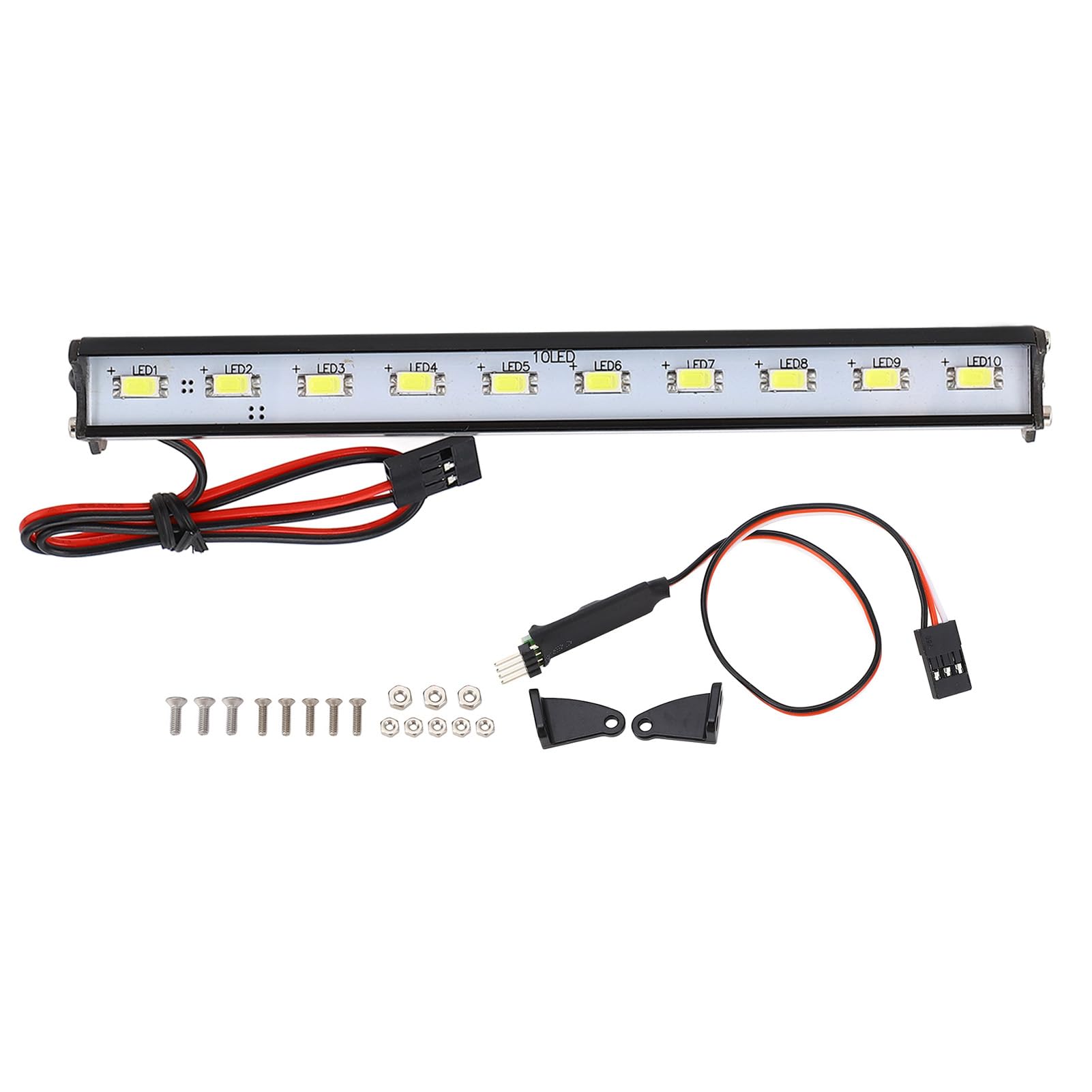 Barre Lumineuse de Voiture RC, Barre Lumineuse LED Très Brillante pour Voiture RC pour Modification (135mm