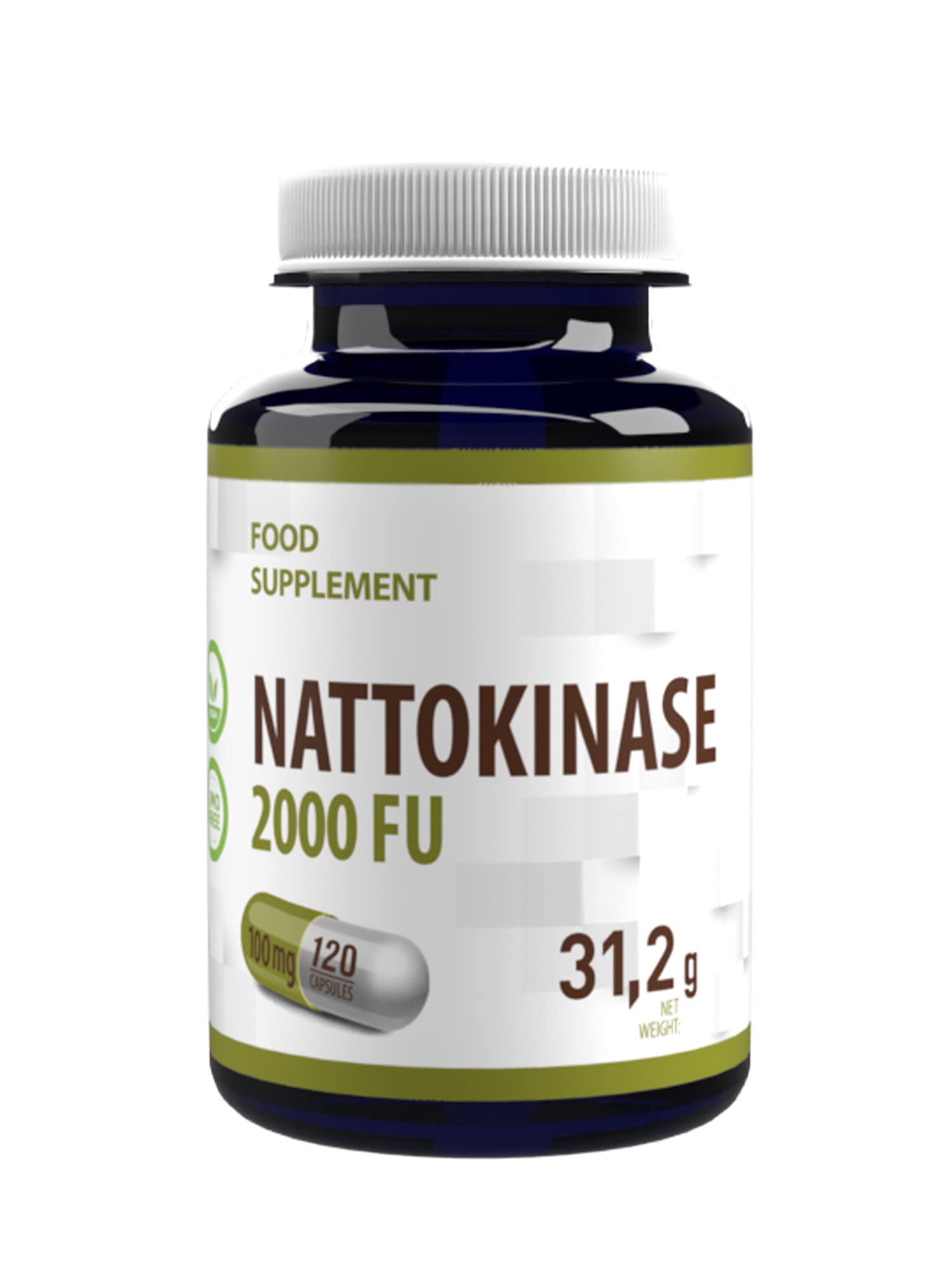 Hepatica Nattokinase | 100 mg | 20.000 FU/g hochdosiert | Herz, Kreislauf & Durchblutung | 120 vegane Kapseln | Einzelwirkstoff | GMP & Laborgeprüft