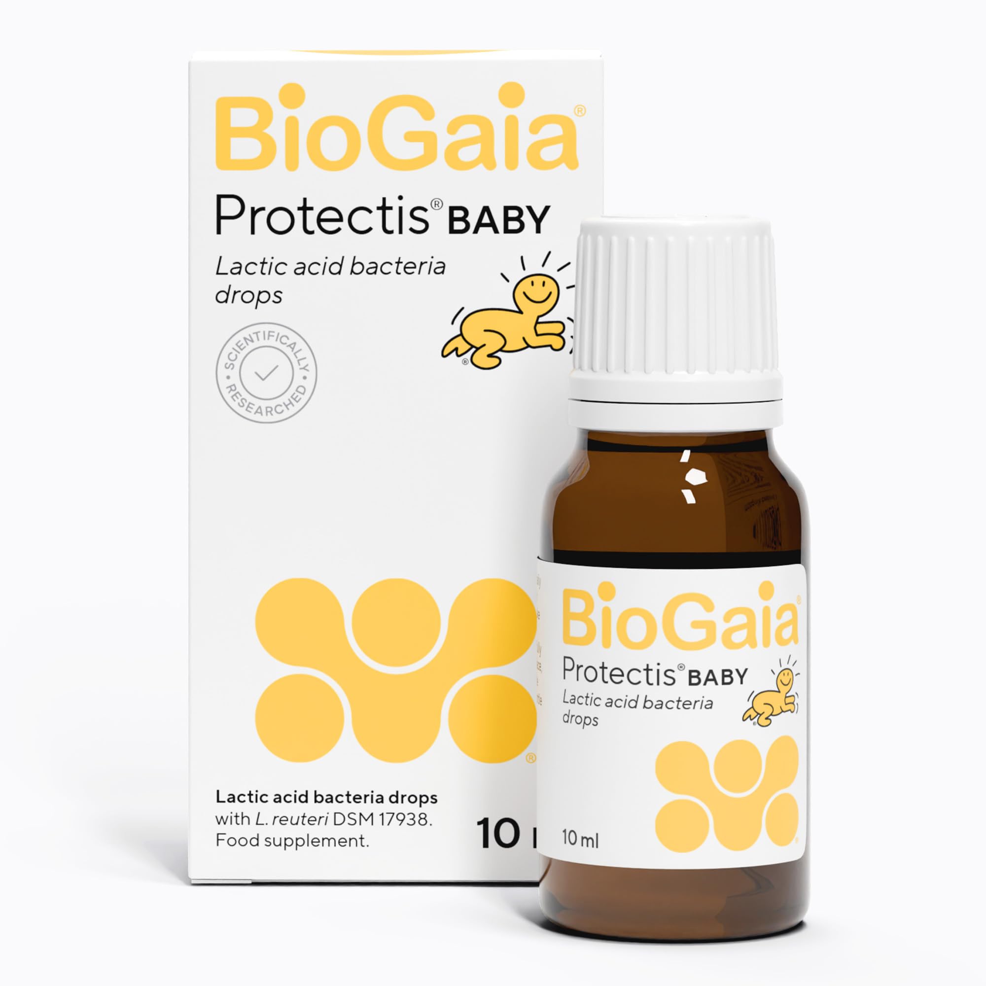 BioGaia Protectis Baby Drops | L. Reuteri Supplement for Babies | 10 ml