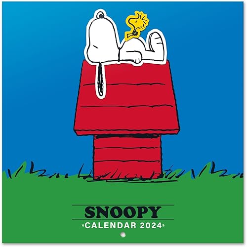 Miniatura 1 de Calendario de pared Erik Peanuts Snoopy 11.8x11.8 in (2024)