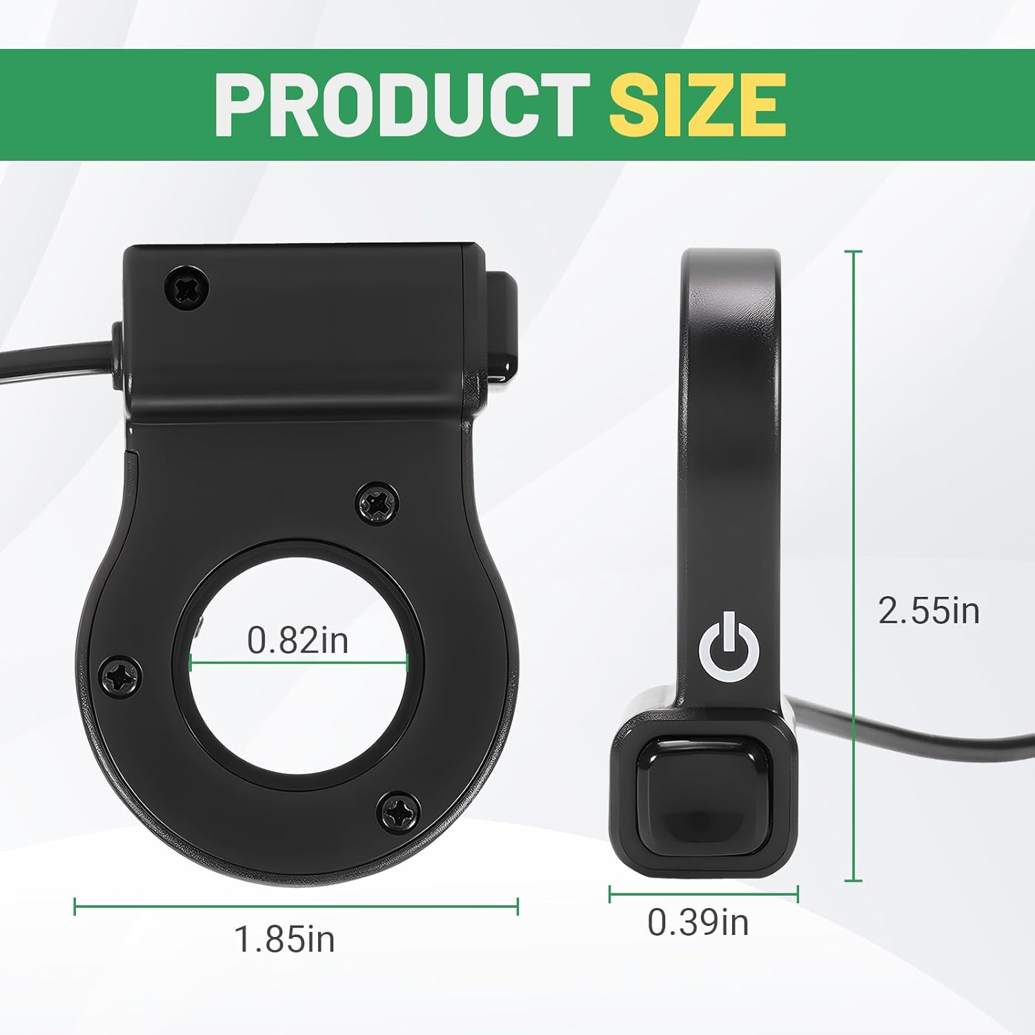 36V Ebike Power Switch Compatible with Jetson Bolt Pro/Bolt Up/Atlas & DYU D3F/D2F Electric Bike