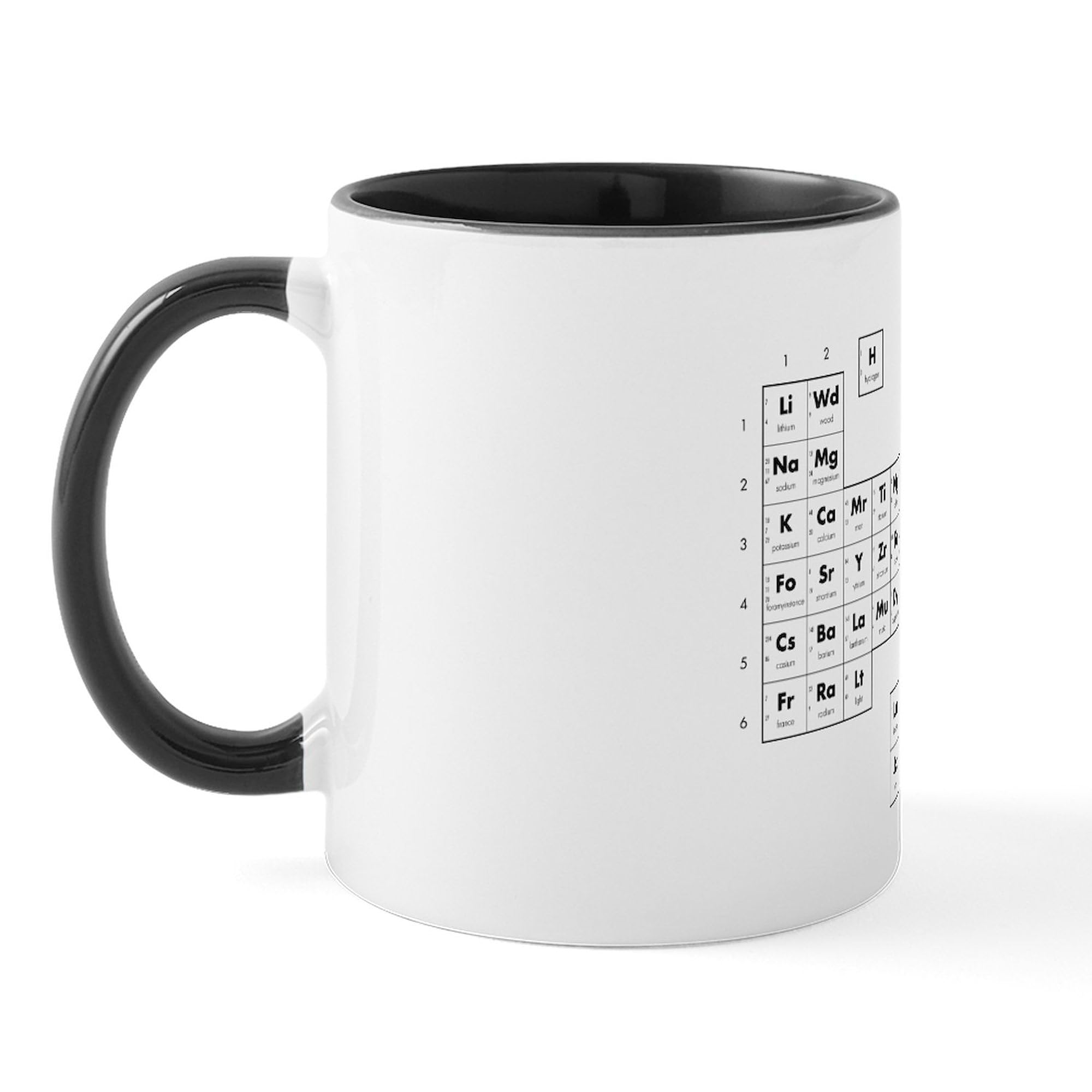 Amazon.com | CafePress The Periodic Table Of Elements Mug 11 oz (325 ml) Ceramic  Coffee Mug: Coffee Cups & Mugs