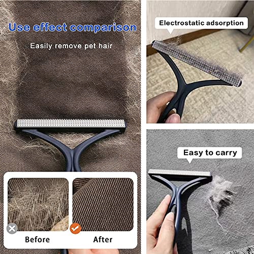 Soccso PET HAIR REMOVER COMPOSITION Pet Hair Remover, Dog Cat Hair Remover,Lint Remover,Carpet Rake For Pet Hair Removal,Carpet Rake,Lint Brush,Lint Shaver thumb #2