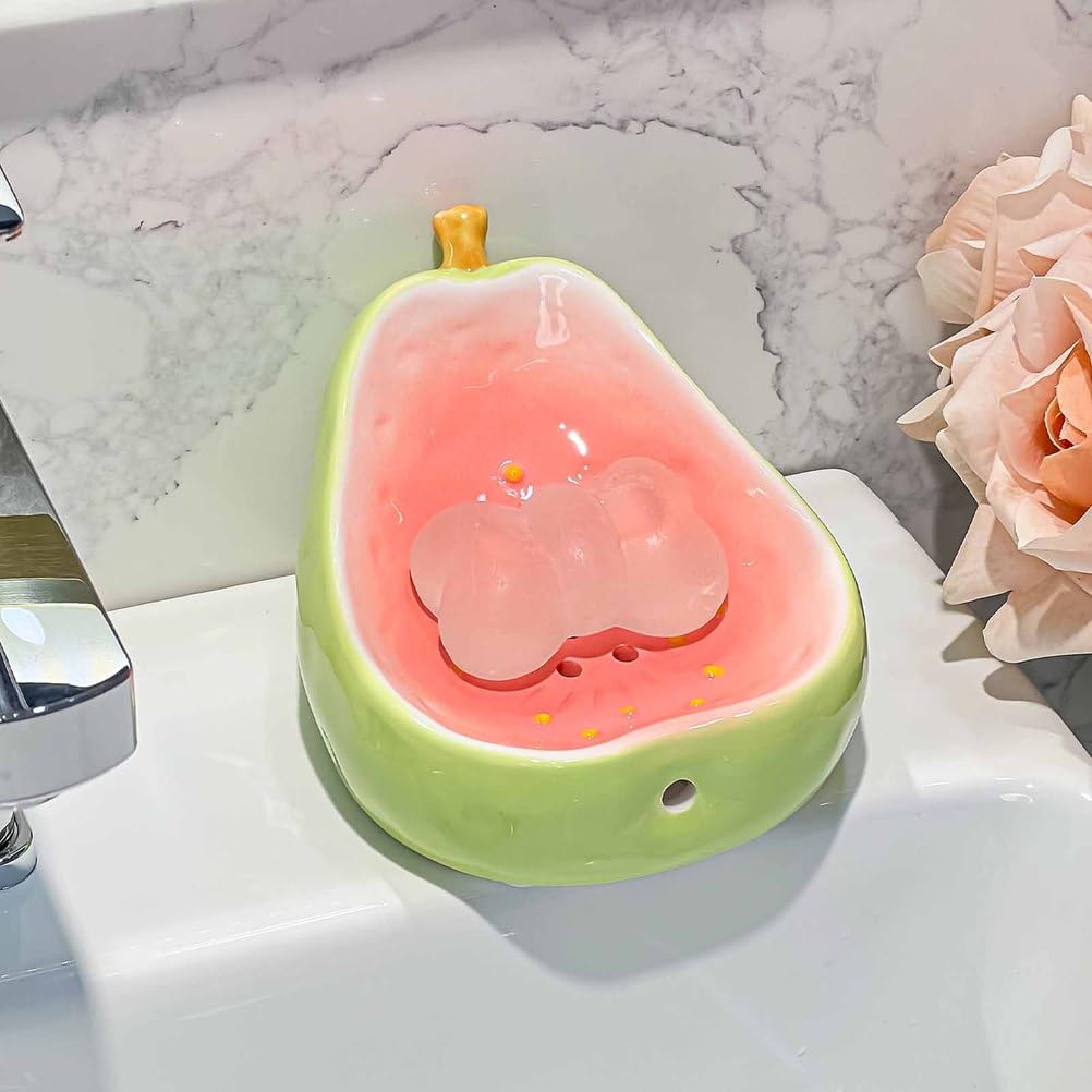 Portasapone multifunzionale per la casa, dispenser di sapone in ceramica, portaoggetti salvaspazio da doccia per uso domestico e portasapone