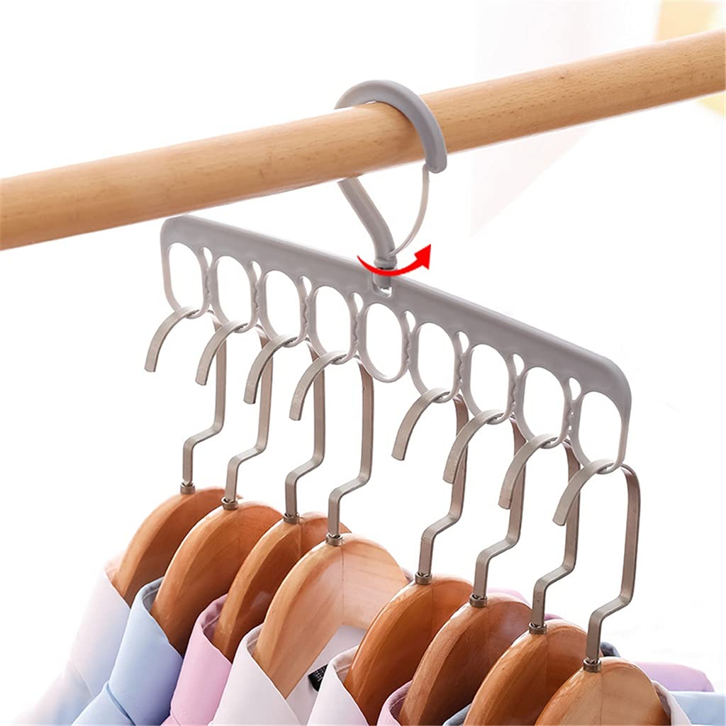MOBYGKFY Clothes Hangers Closet Organizer Clothes Rack Multi-function Folding Clothes Drying Rack Clothes Rack Hanging Organizer For Home