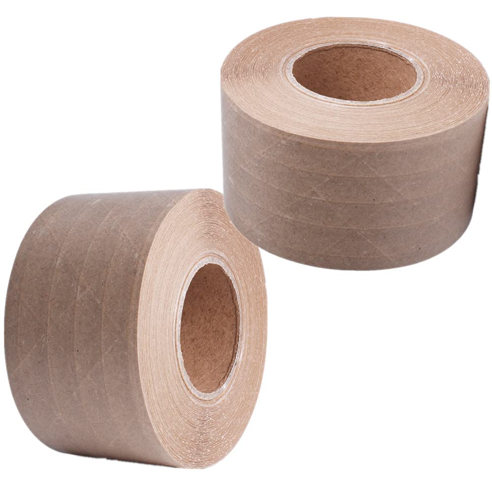 Trrcylp 2 Pack Water Activated Tape Length 164 feet x Width 2.4