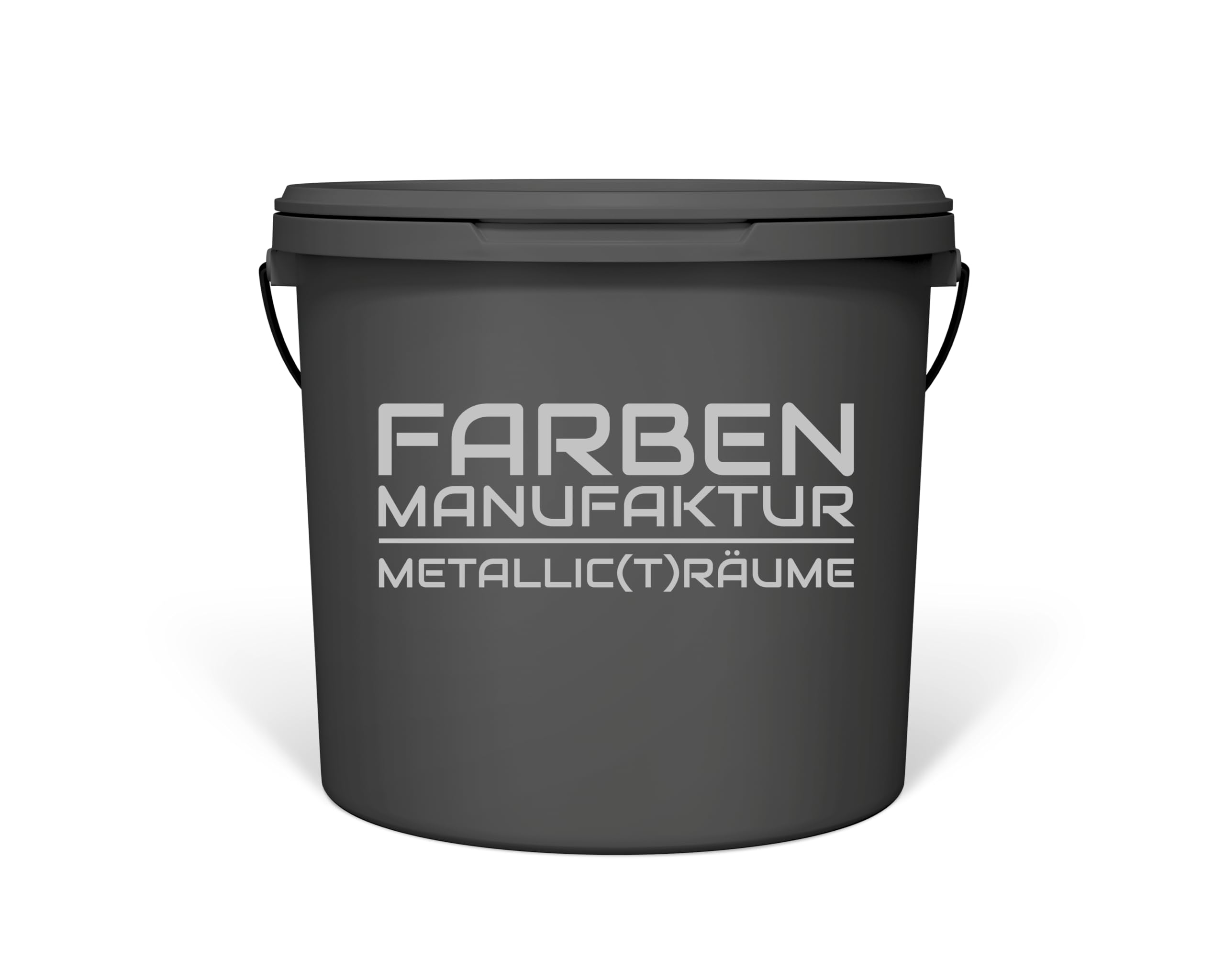Farben Manufaktur Metallic Wandfarbe Effekt Wandlasur Innenwandfarbe Latex Latexfarbe bunt 2/5L, Farbe: Silber, Größe: 2L