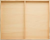 Vista 23 de Lienzo de madera estrecho de 10 x 20 x 1-1/2 pulgadas, paquete de 2 carteles de madera en blanco con marco, paneles de madera con cuna