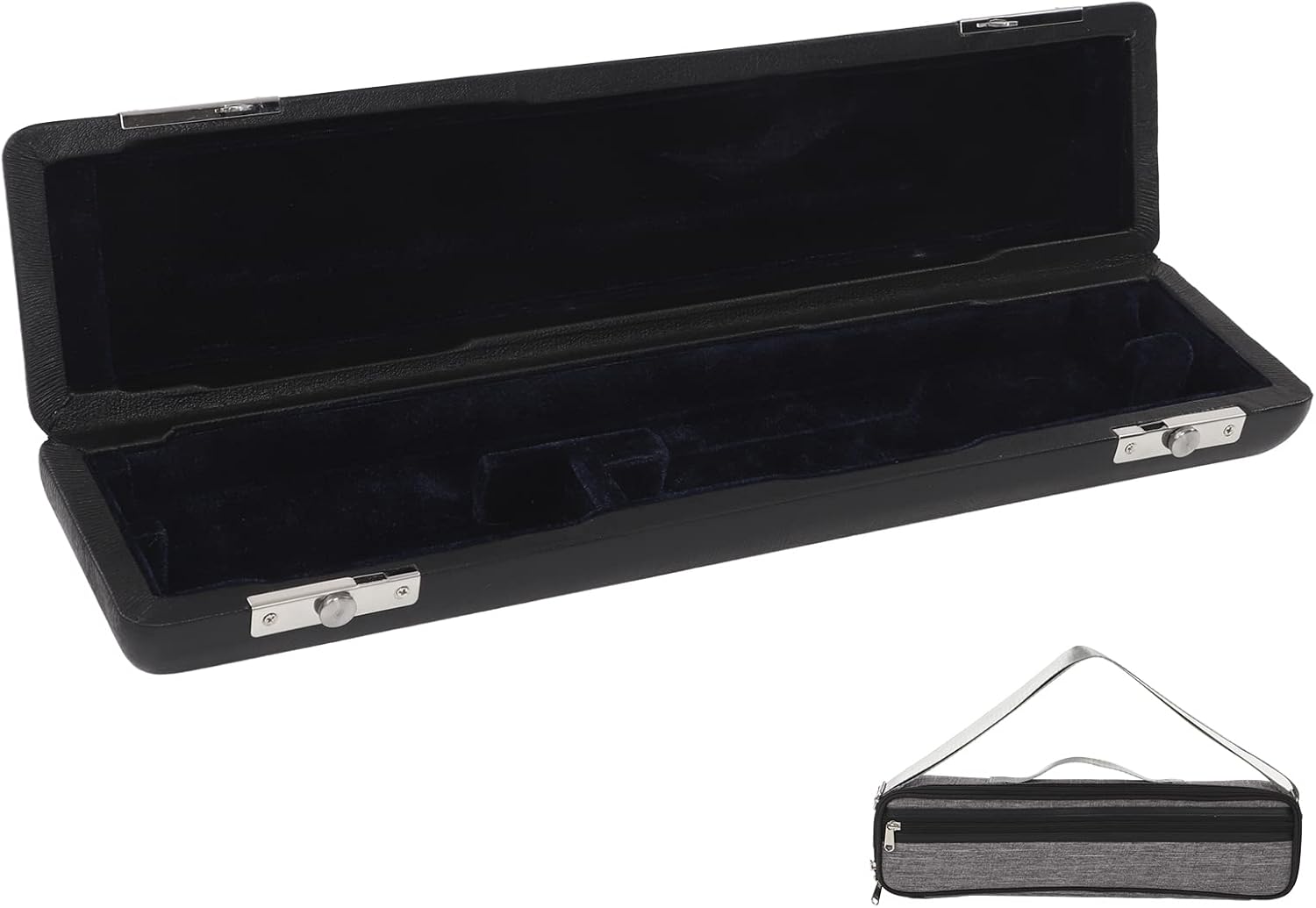 Flute Case Cover Bag, Gray Bumps Resistance Flutes Bag for