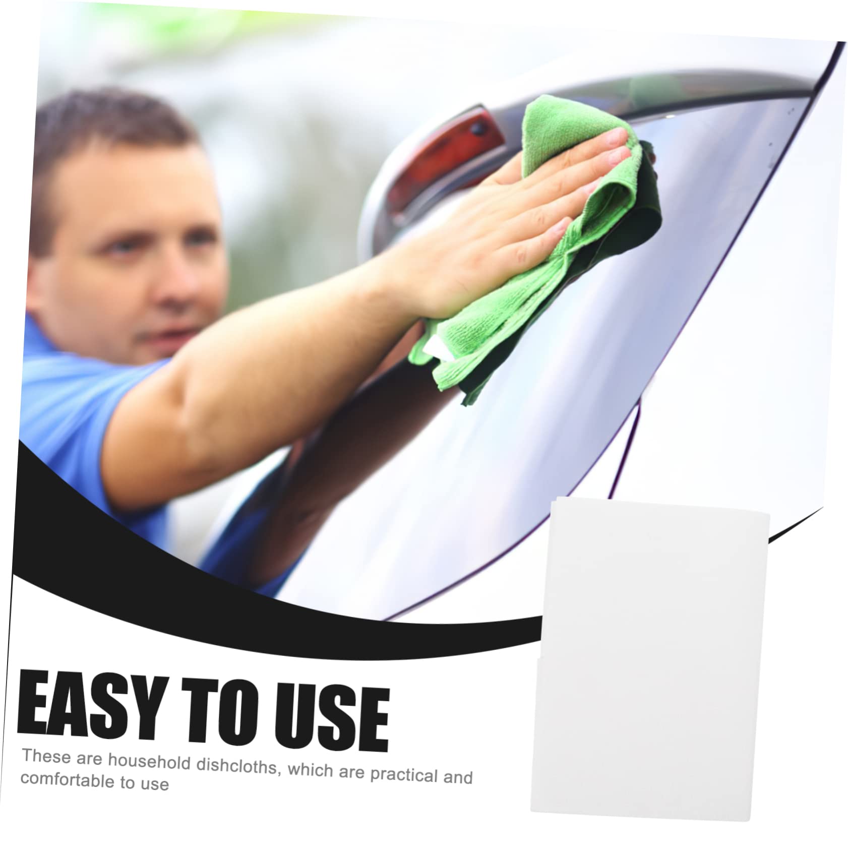 GRIRIW Microfiber Cleaning Cloth for Cars Ultra Absorbent Towel Reusable Soft Car Washing Rags Scratch for Auto Detailing and Delicate Surfaces