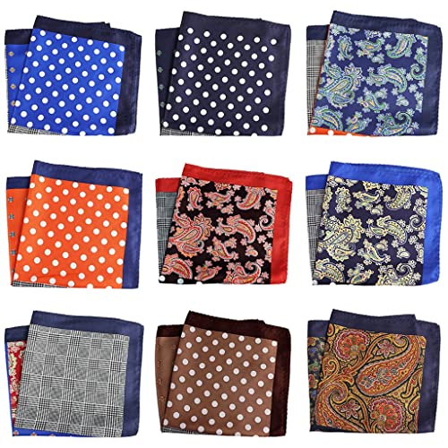 Accessoire mouchoir de costume pour homme au design géométrique raffiné