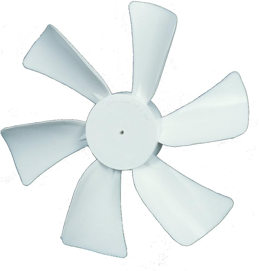 Ventmate 65484 White 6" Replacement Jensen Fan Blade with 0.125" D-Bore