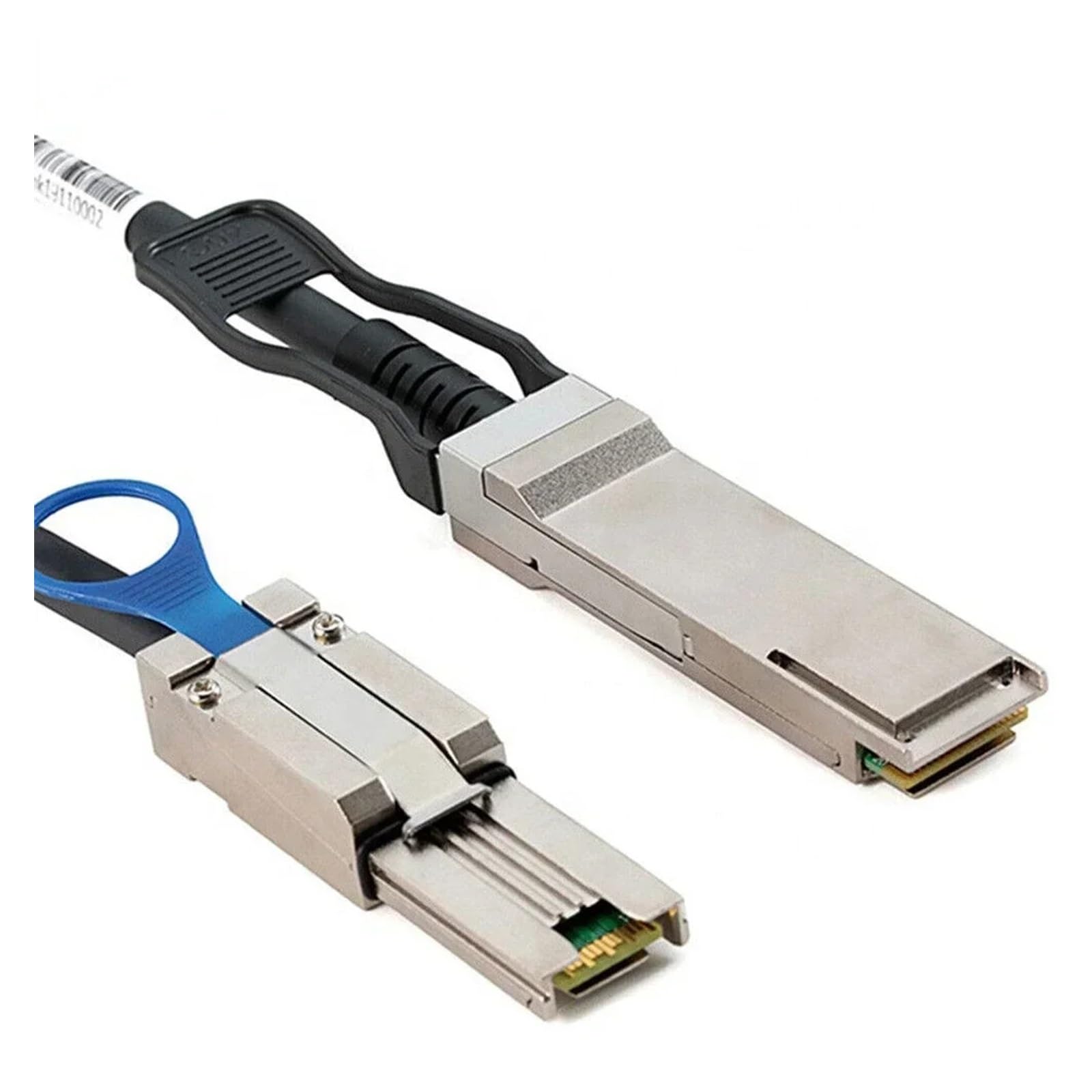 Câble adaptateur SFF8436 vers SFF8088 QSFP 40 g SFF-8436 vers MI NI S*A*S HD SFF-8088 pour DS4243 et DS4246 (0,5 m, noir)