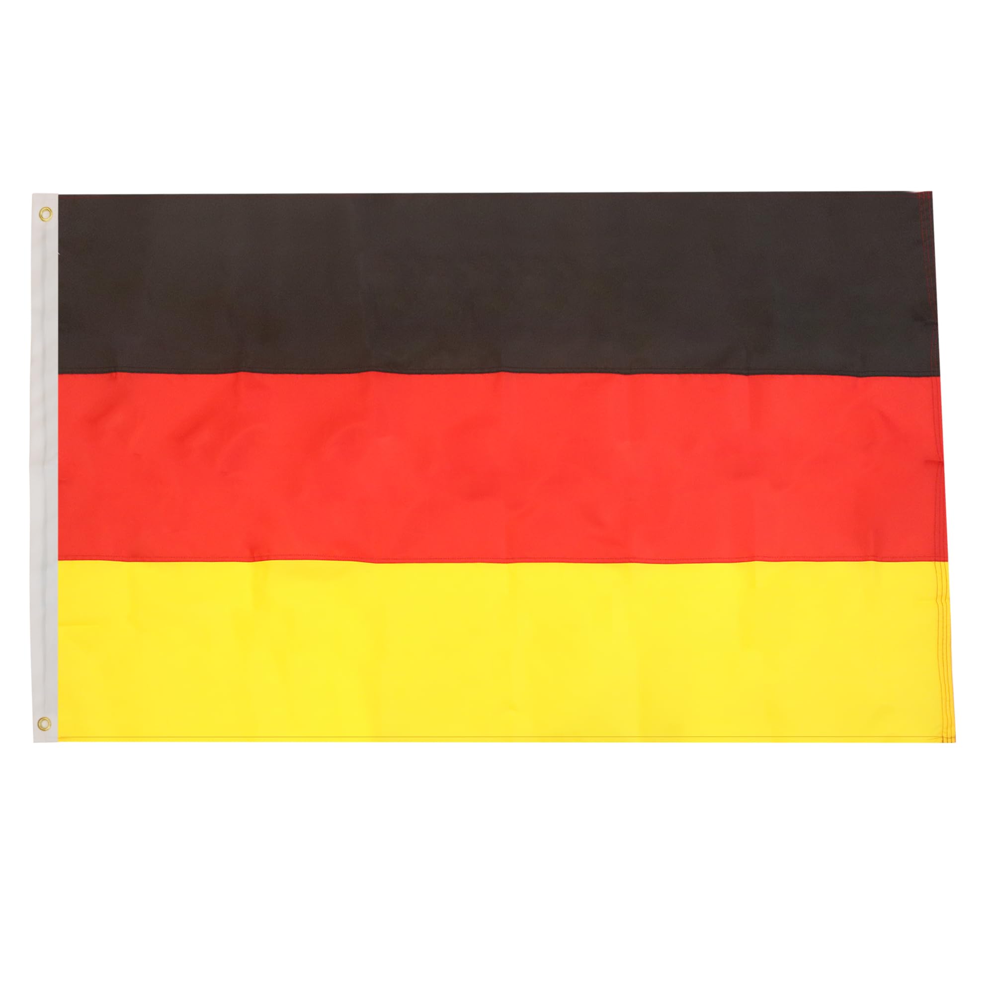 AZ FLAG - Germany Flag Premium - 3x5 Ft - Sewn Stripes - For Outdoor - German Banner Nylon 20DD with Two Grommets - Vivid Colors - 3' x 5' Feet - 150x90 Cm
