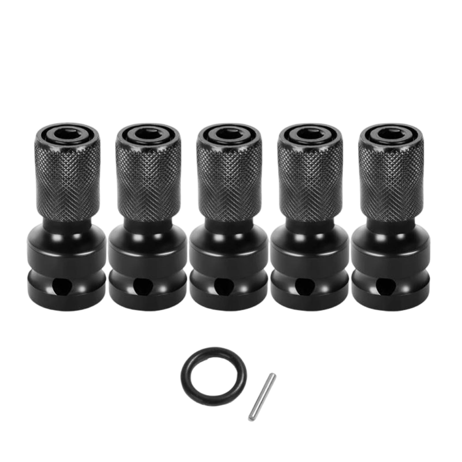 Fast Release Adapter 0.5 Inches to 1/4 Inches Hexagonal Shanks Conversion 5pcs for Efficient Impacts Wrenches & Screwdriver Use Hexagonal Shanks Adapter