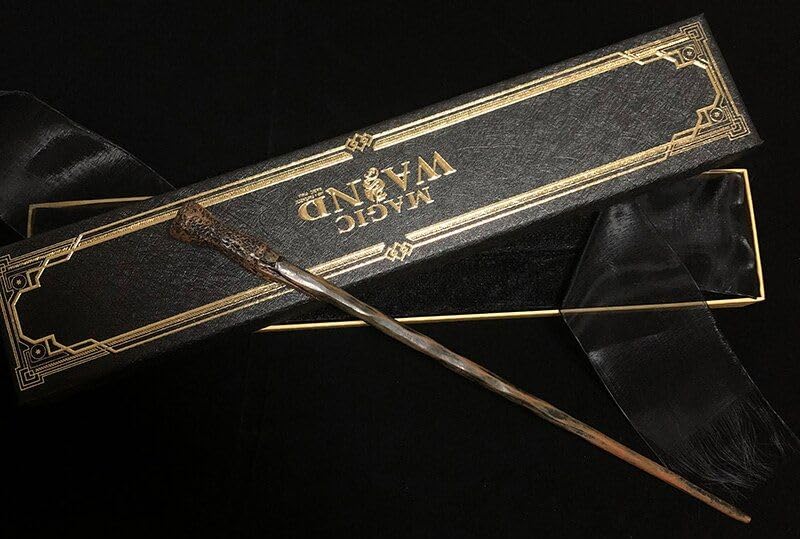 Image of Ron Magic Wand with Box Premium Polyresin Metal Core Collectible with Card and Ticket Cum Cosplay Accessory