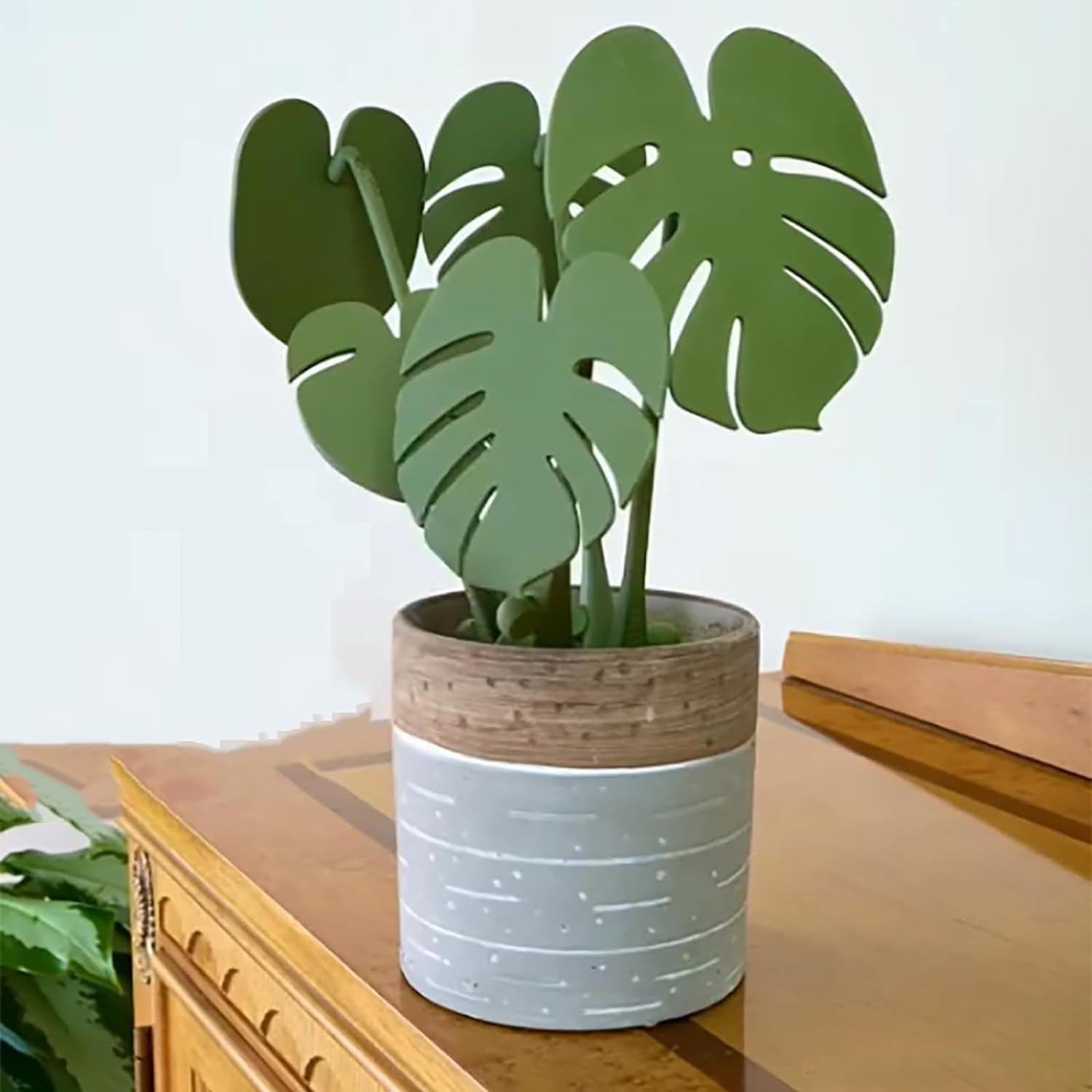 Magnetisches Monstera-Untersetzer-Set  1 x 3D-gedruckte grne  Blatt-Getrnkeuntersetzer  tropische und Heimdekoration: Amazon.de: Garten