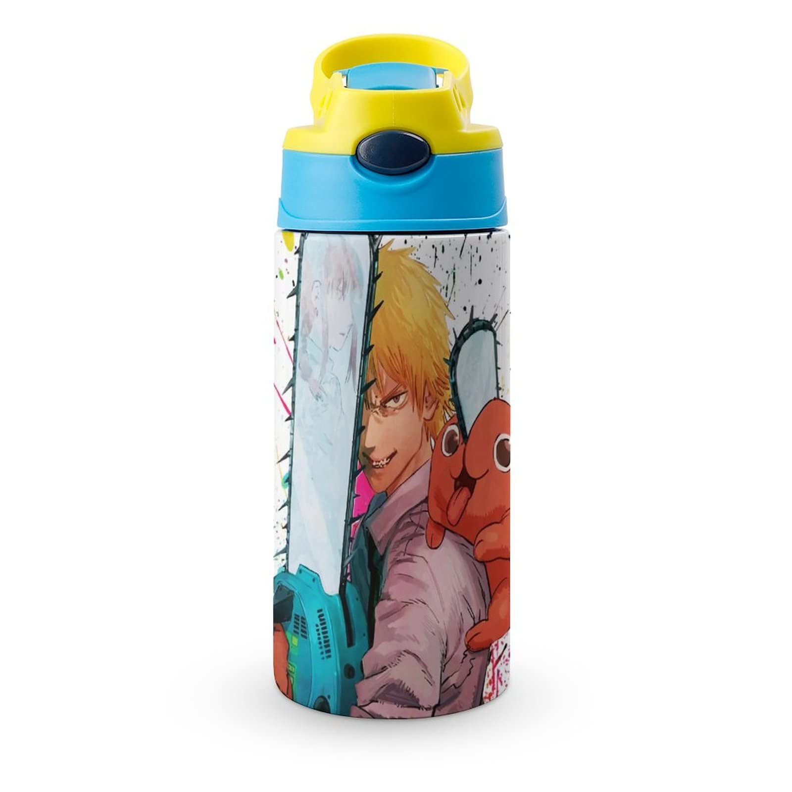 Amazon.co.jp: チェンソーマン 水筒 ステンレスボトル 直飲み 真空断熱