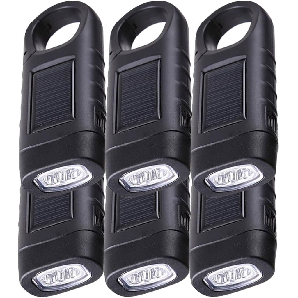 Linterna De Manivela De 2/4/6/8/10 Piezas, Linternas De Supervivencia Alimentadas Por Energía Solar, Para Rescate Al Aire Libre, Recargable Por USB(Black color,Set 3)