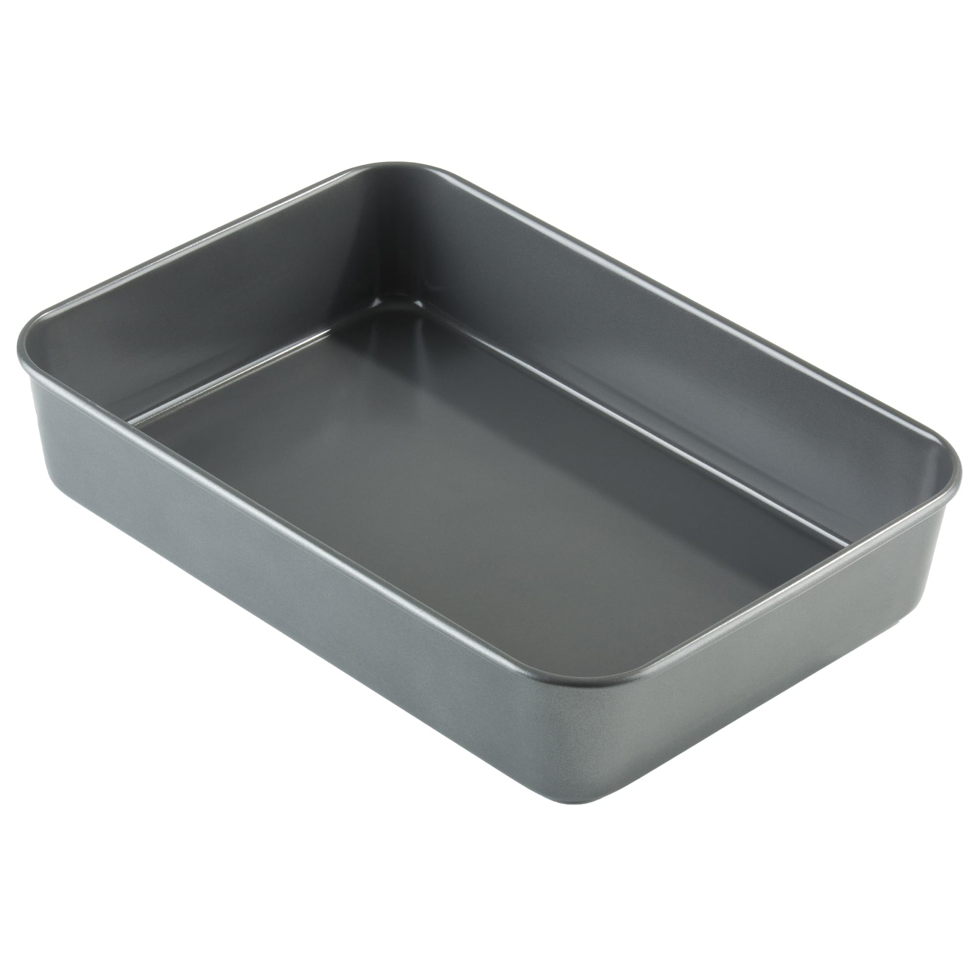 Large Deep Roasting Tin, Premium Quality, Easy to Clean, Teflon Innovations Non-Stick Silicone Coating,Black