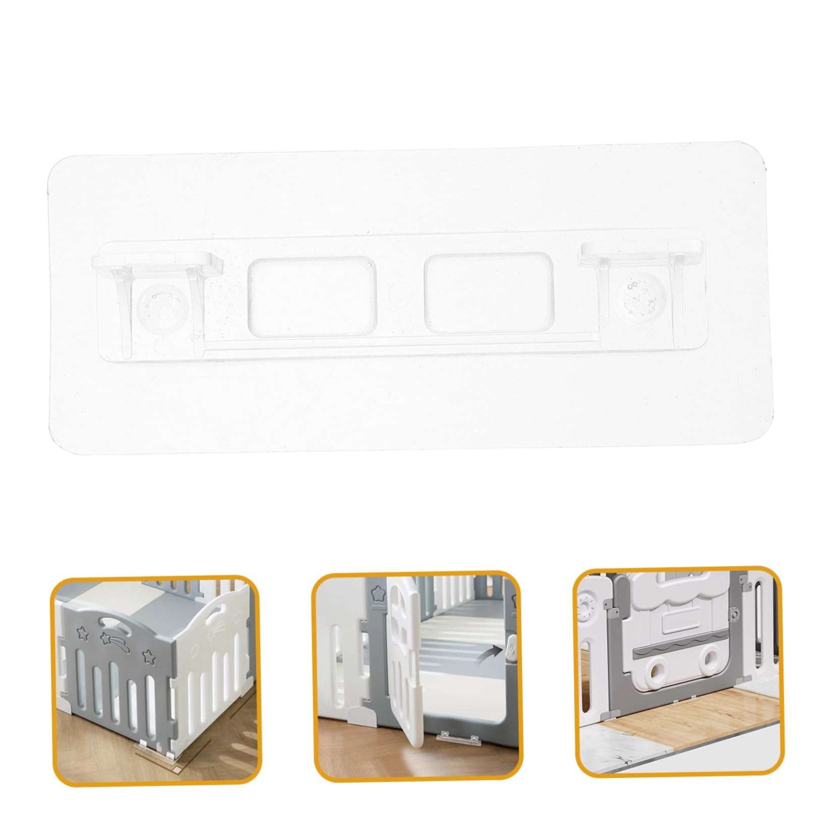 CIYODO Playpen Base Stand 8pcs Slip Stabilizer Adhesive Fixing for Gates Easy Install Playpen Stabilizers