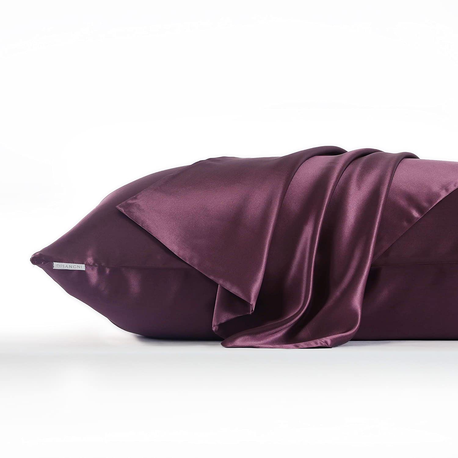 DISANGNI Funda De Almohada De Seda De Morera 100 % Natural Para Cabello