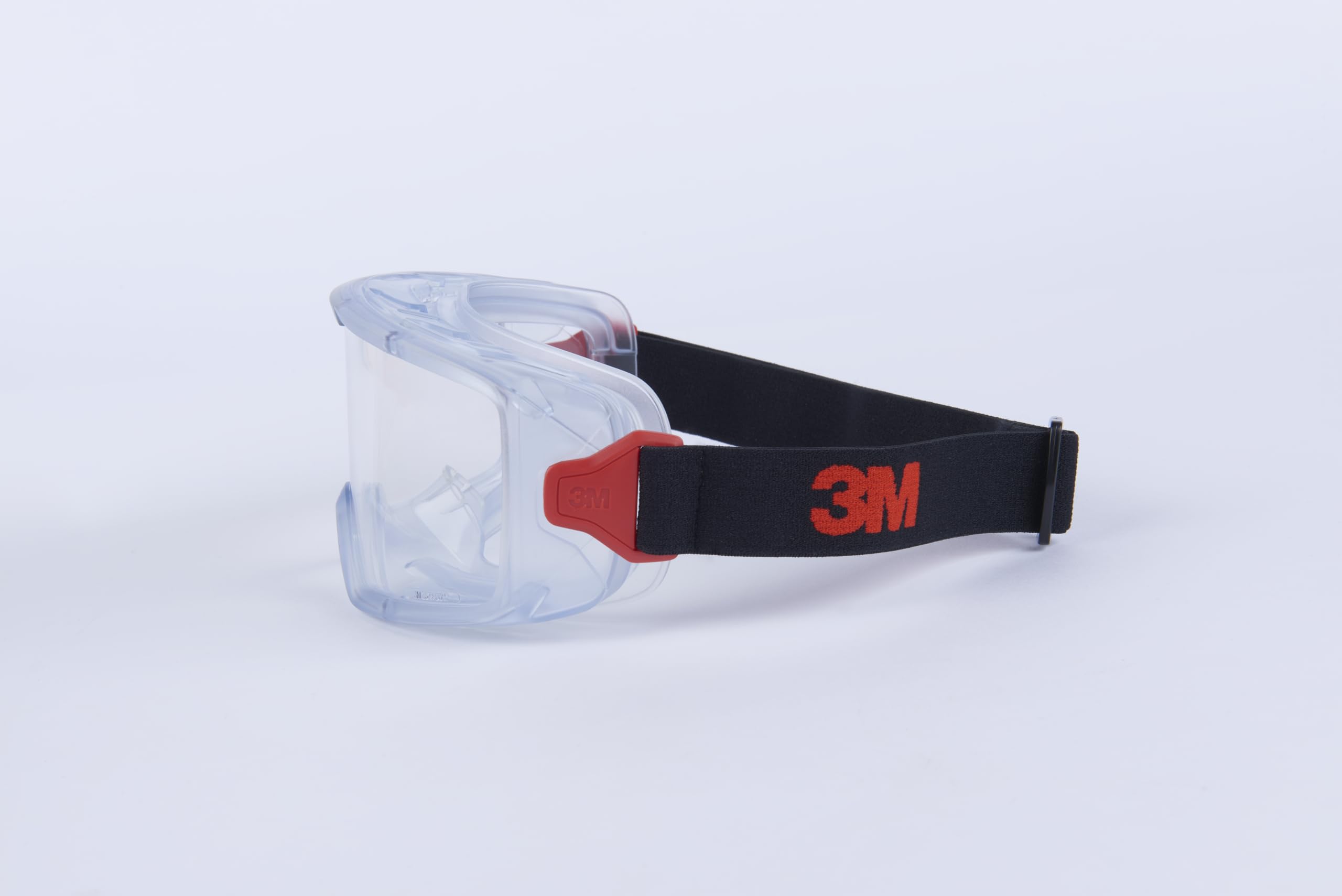 3M GoggleGear Eye Protective Goggle 3000 Series, Clear Anti-Fog/Anti-Scratch Lens, Premium Cloth Strap, PVC Shroud, 1 Pair, Polycarbonate, GG3101-AF, ANSI Z87.1, CSA Z94.3, D3 D4 Rating